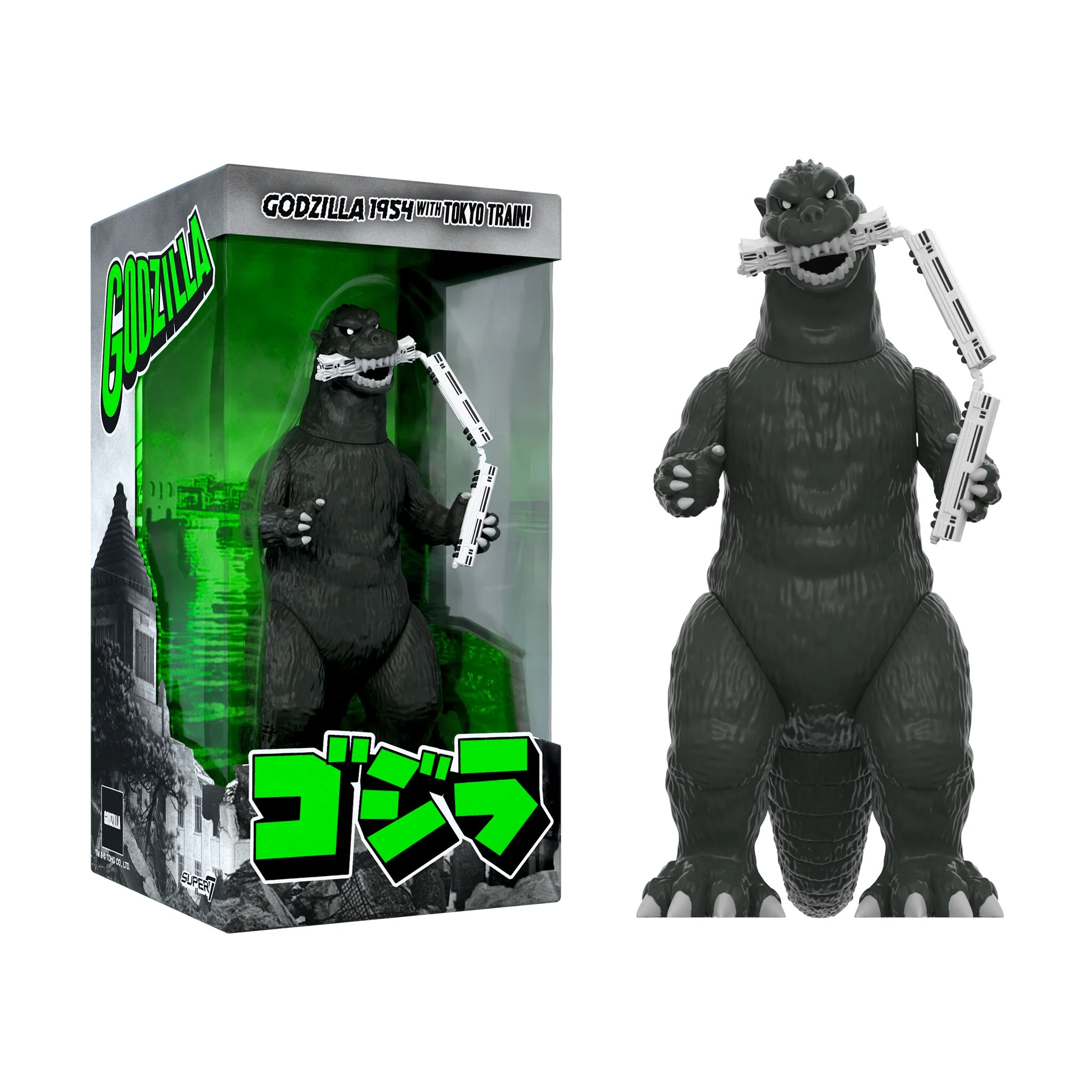 Toho ReAction Figure - Godzilla 1954 Train Biter [Penn-Plax] [SDCC]