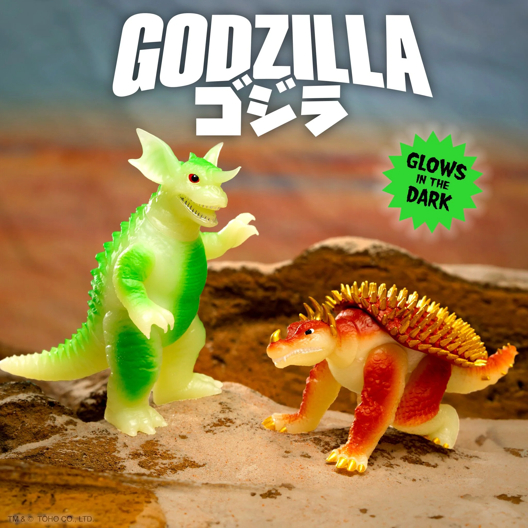 Toho ReAction Figures - Anguirus (Glow) 7 Toho ReAction Figures - Anguirus (Glow)