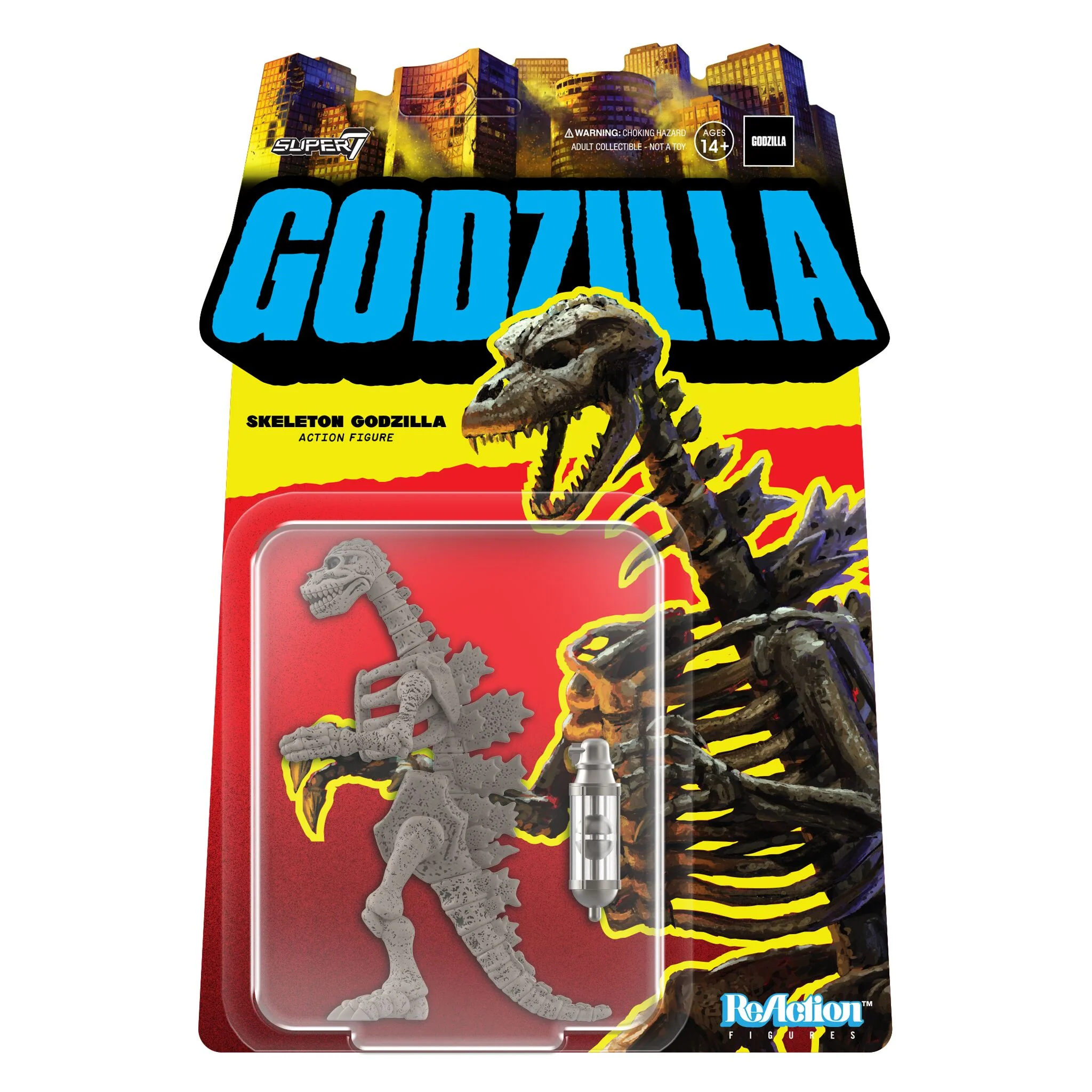 Toho ReAction Figures - Godzilla Skeleton (Grey)