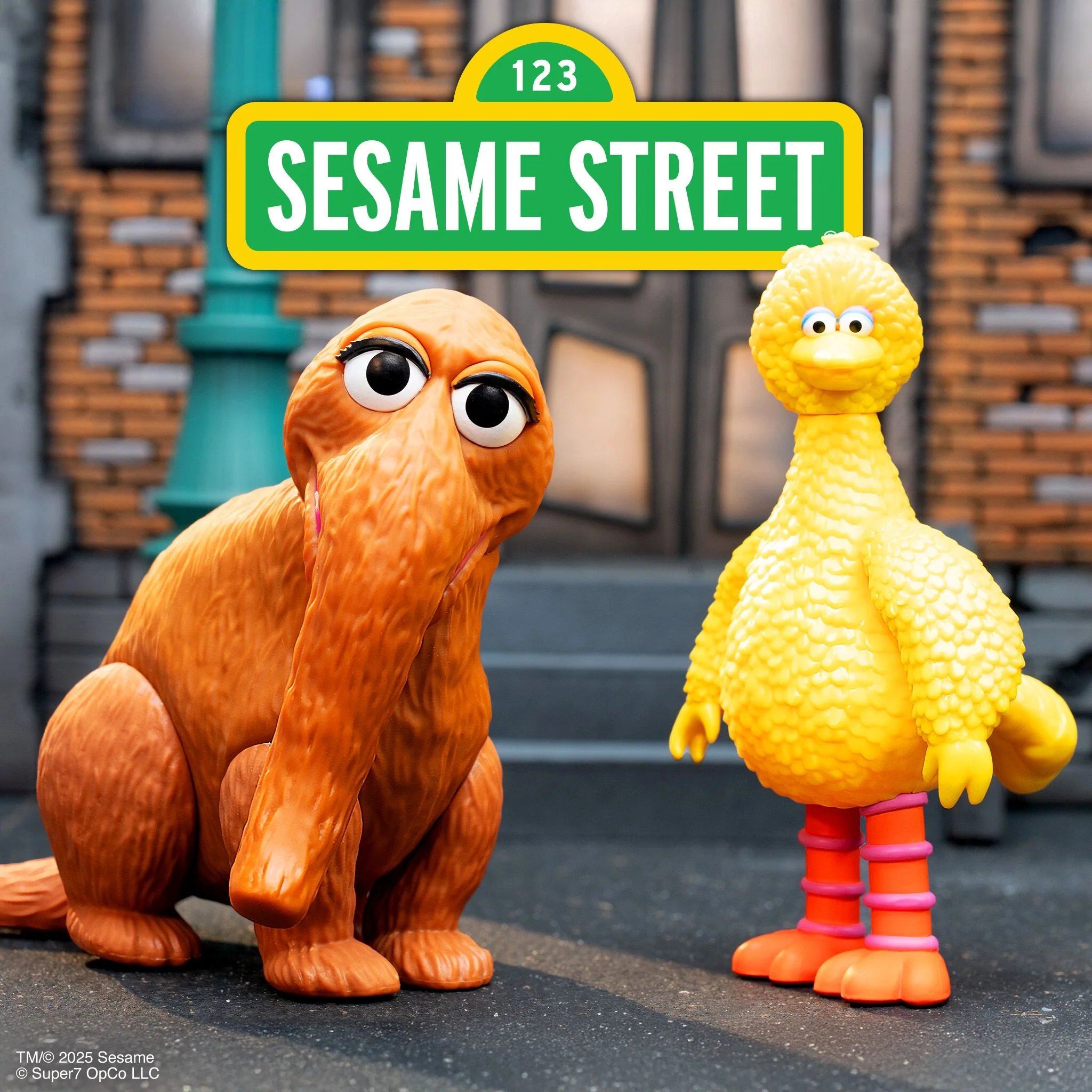 Sesame Street ReAction Figures - Big Bird and Mr. Snuffleupagus 2-PK 3 Sesame Street ReAction Figures - Big Bird and Mr. Snuffleupagus 2-PK