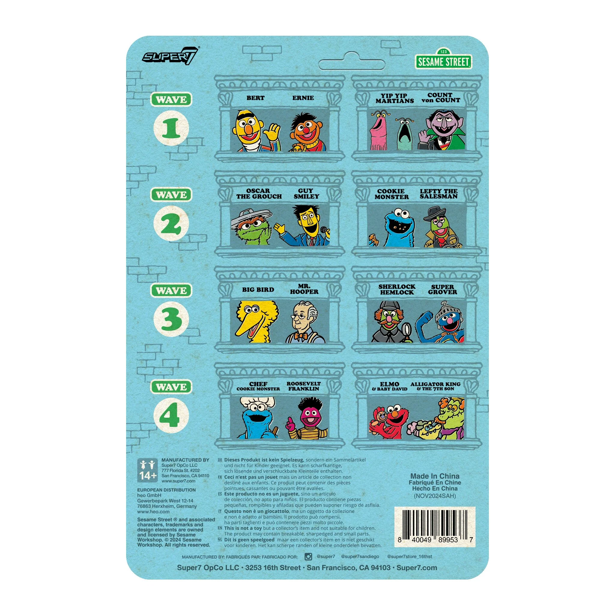 Sesame Street ReAction Figures Wave 04 - Roosevelt Franklin 5 Sesame Street ReAction Figures Wave 04 - Roosevelt Franklin
