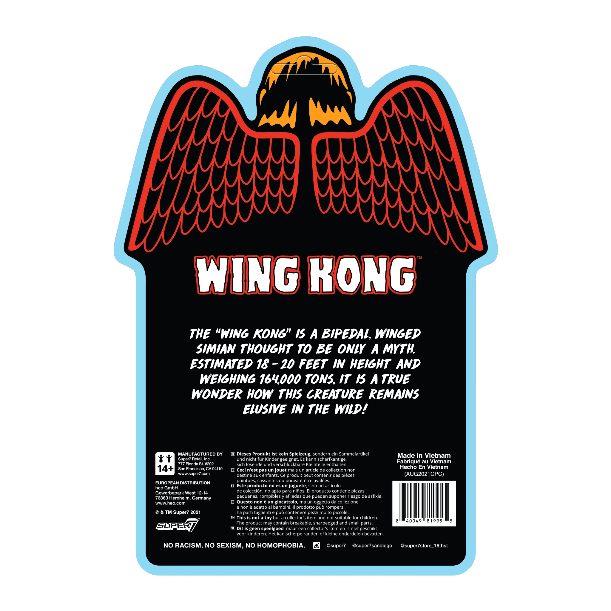 Super7 ReAction Figure - Wing Kong 4 Super7 ReAction Figure - Wing Kong
