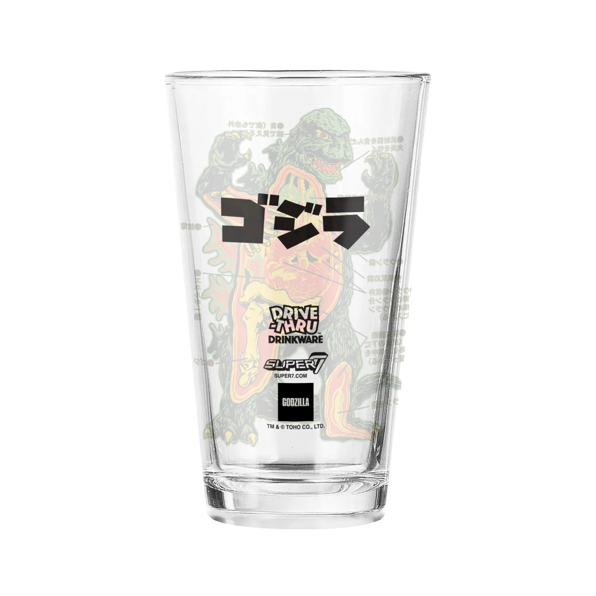 Toho Drinkware - Anatomical Godzilla 3 Toho Drinkware - Anatomical Godzilla