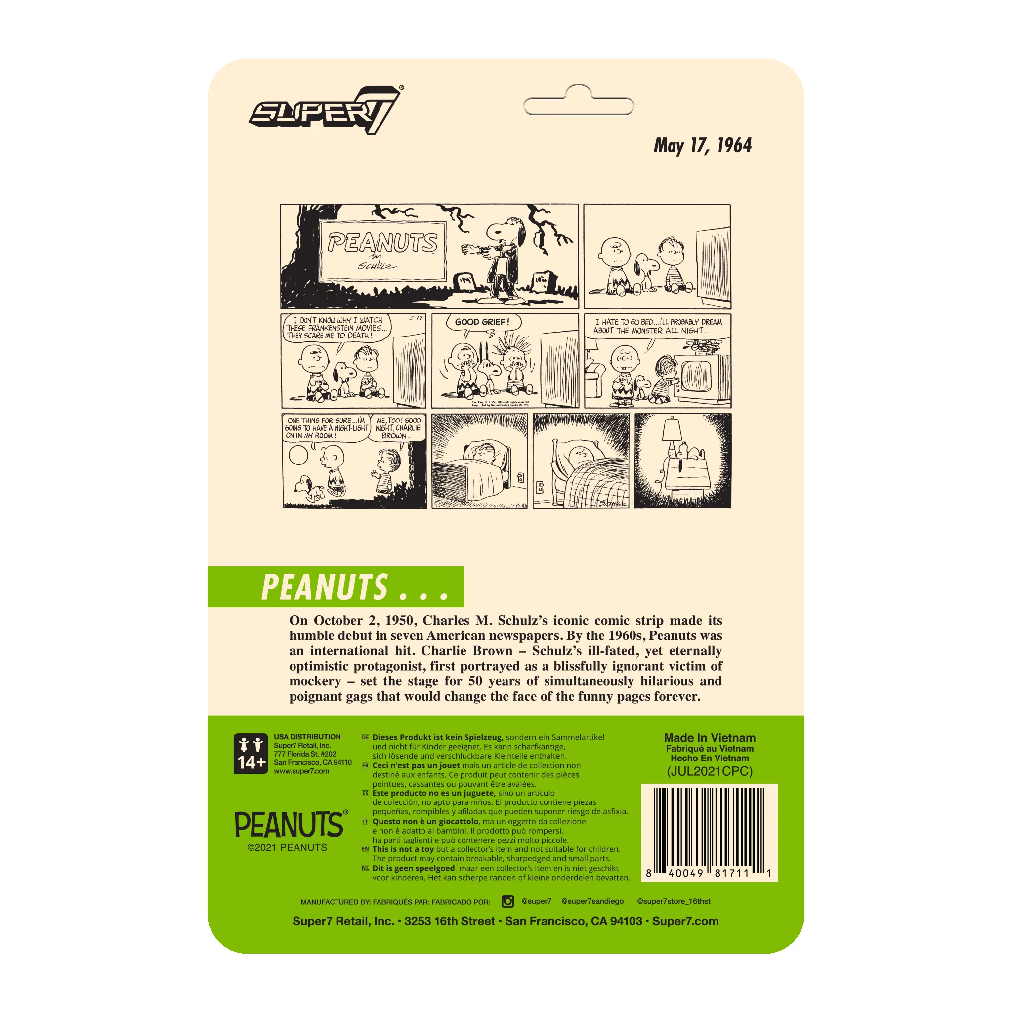 Peanuts ReAction Figure Wave 5 - Franken-Snoopy 4 Peanuts ReAction Figure Wave 5 - Franken-Snoopy