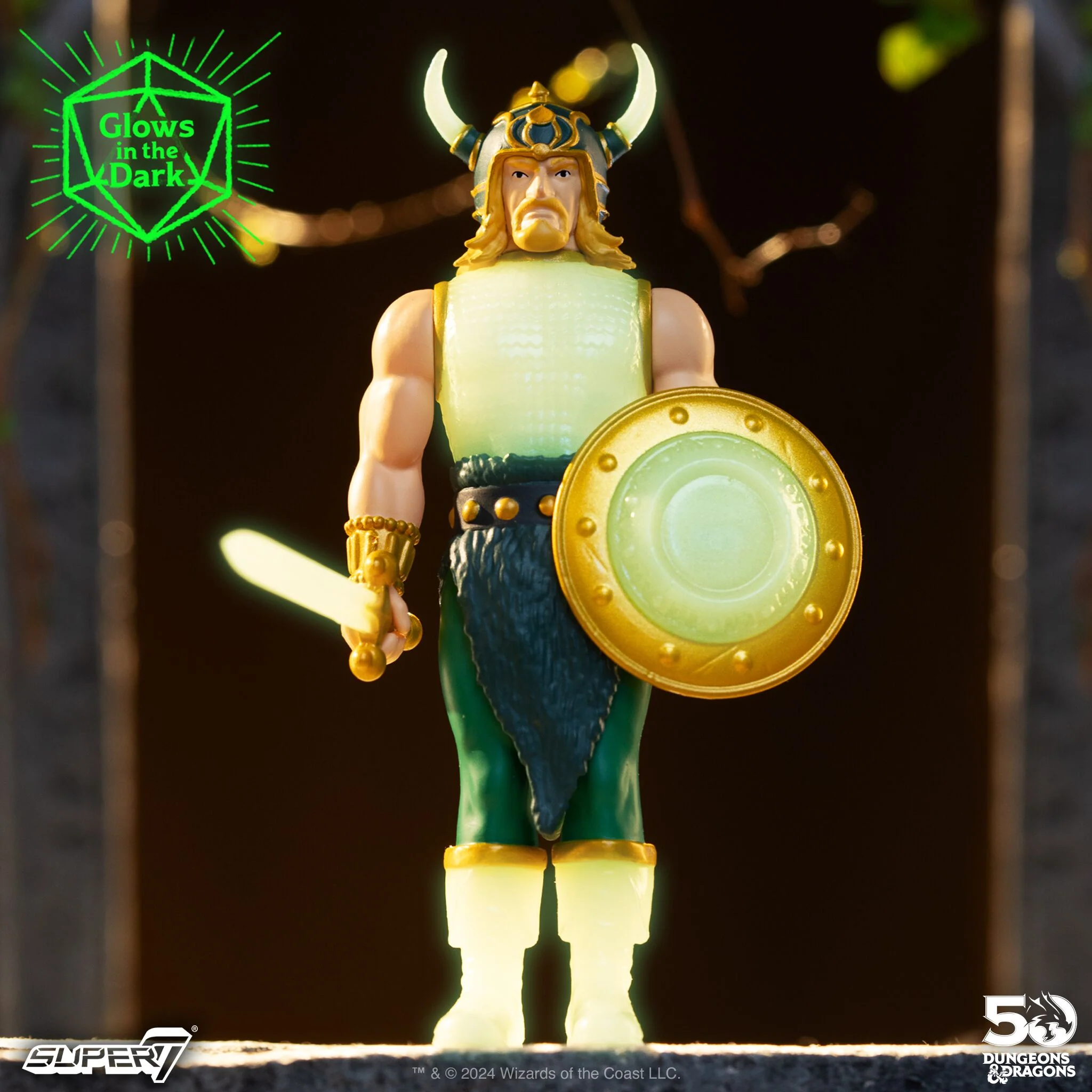 Dungeons and Dragons ReAction Figures Wave 04 - Red Box Fighter (Glow) 3 Dungeons and Dragons ReAction Figures Wave 04 - Red Box Fighter (Glow)