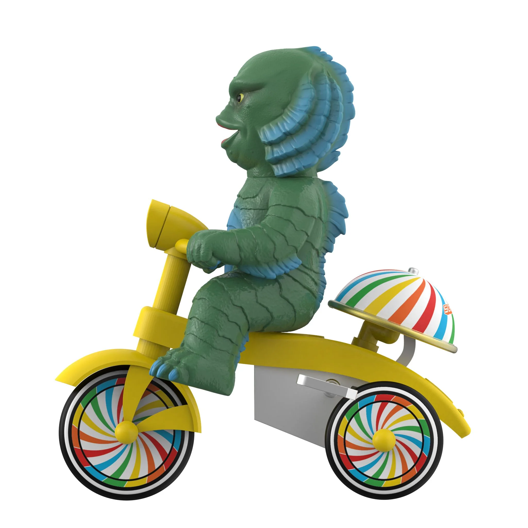 Universal Monsters Super Cycles - Creature from Black Lagoon (Dark Green w/ Yellow Trike) 5 Universal Monsters Super Cycles - Creature from Black Lagoon (Dark Green w/ Yellow Trike)