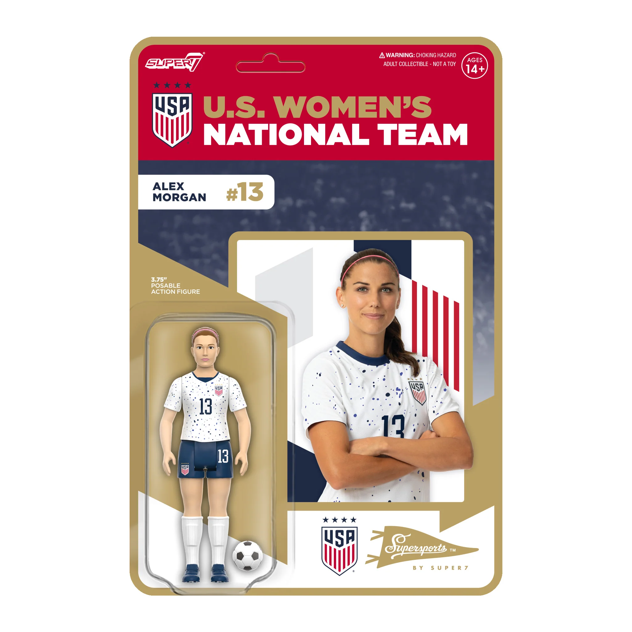 USWNT Soccer ReAction Wave 2 - Alex Morgan (Alternate Kit)