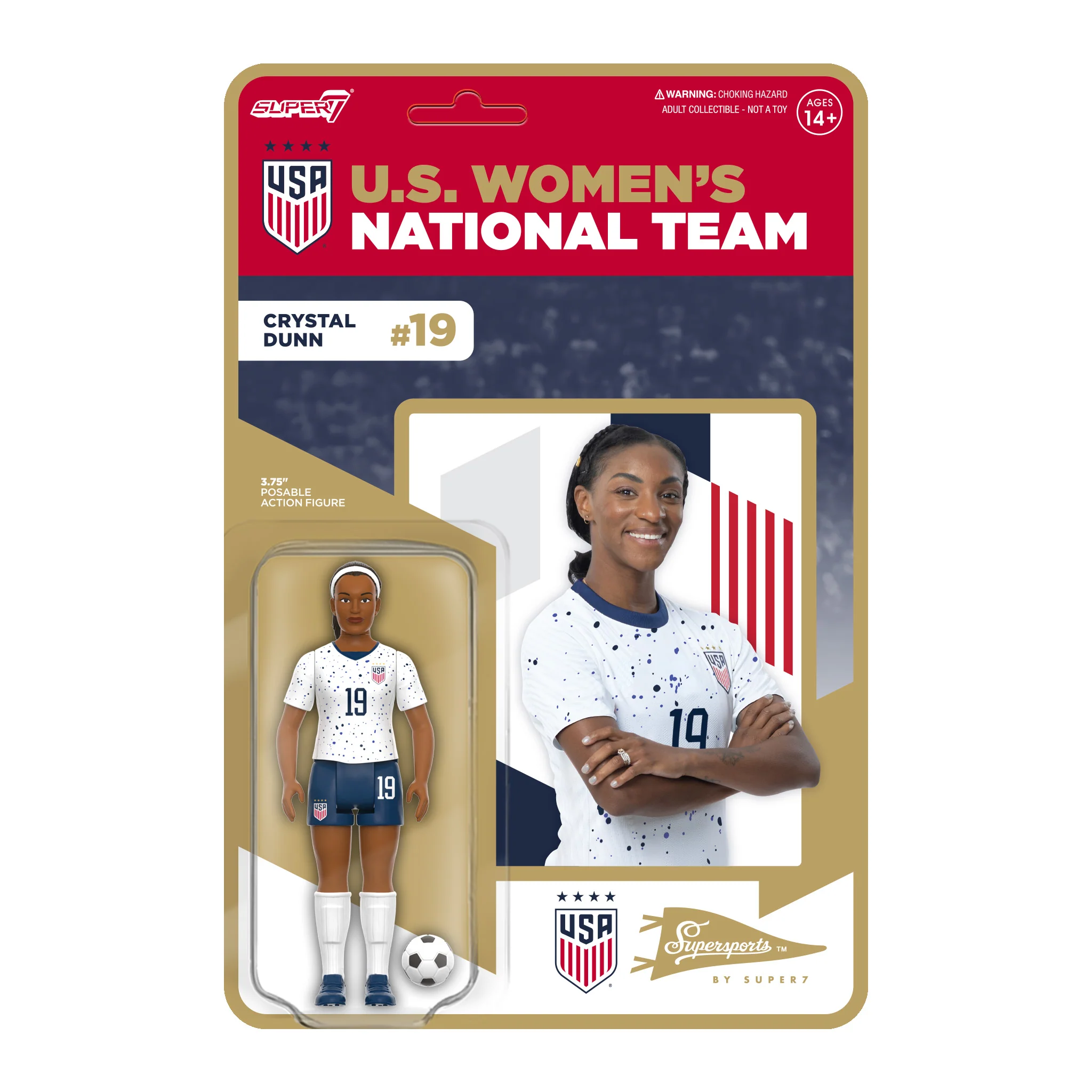 USWNT Soccer ReAction Wave 2 - Crystal Dunn (Alternate Kit)