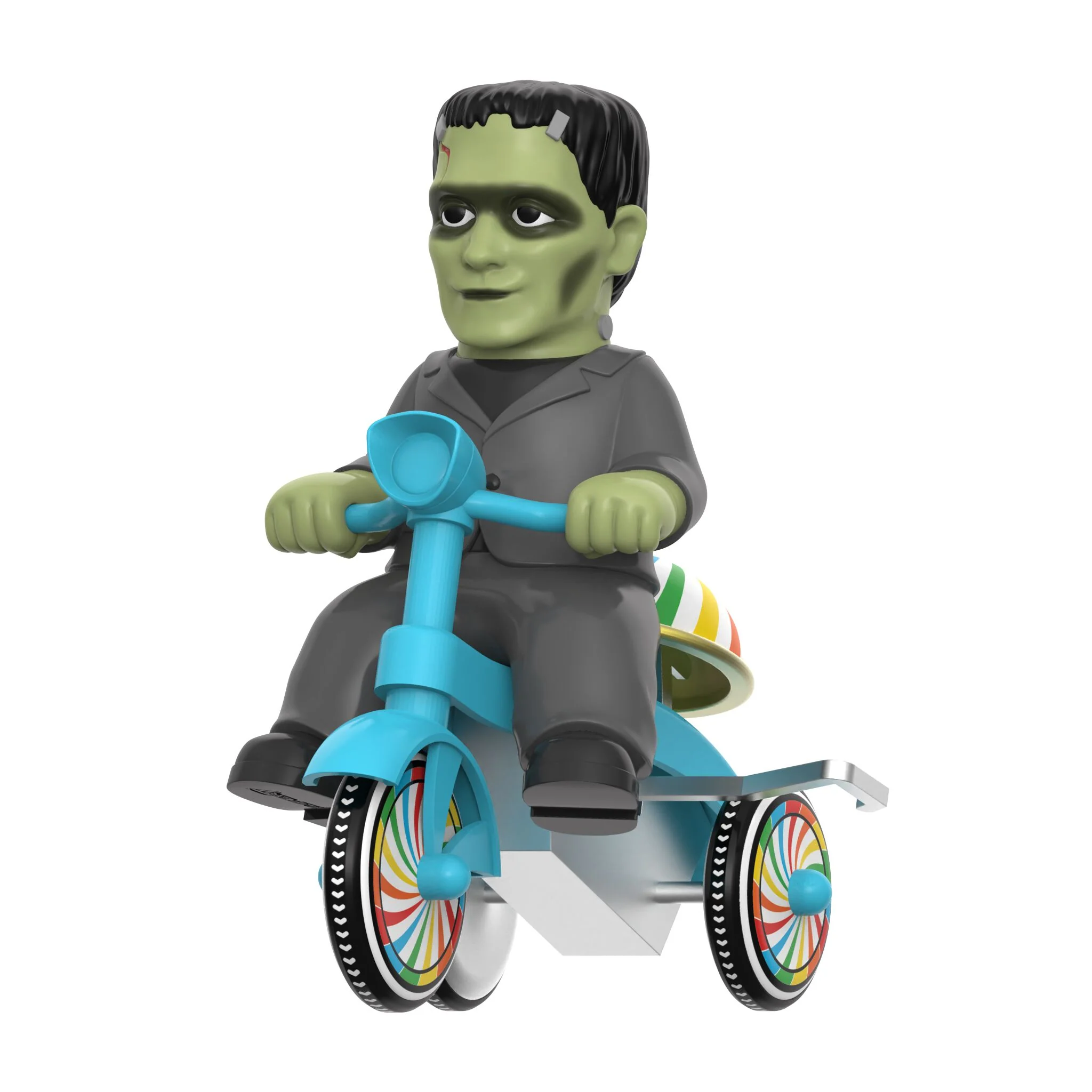 Universal Monsters Super Cycles - Frankenstein (Black w/ Blue Trike) 4 Universal Monsters Super Cycles - Frankenstein (Black w/ Blue Trike)