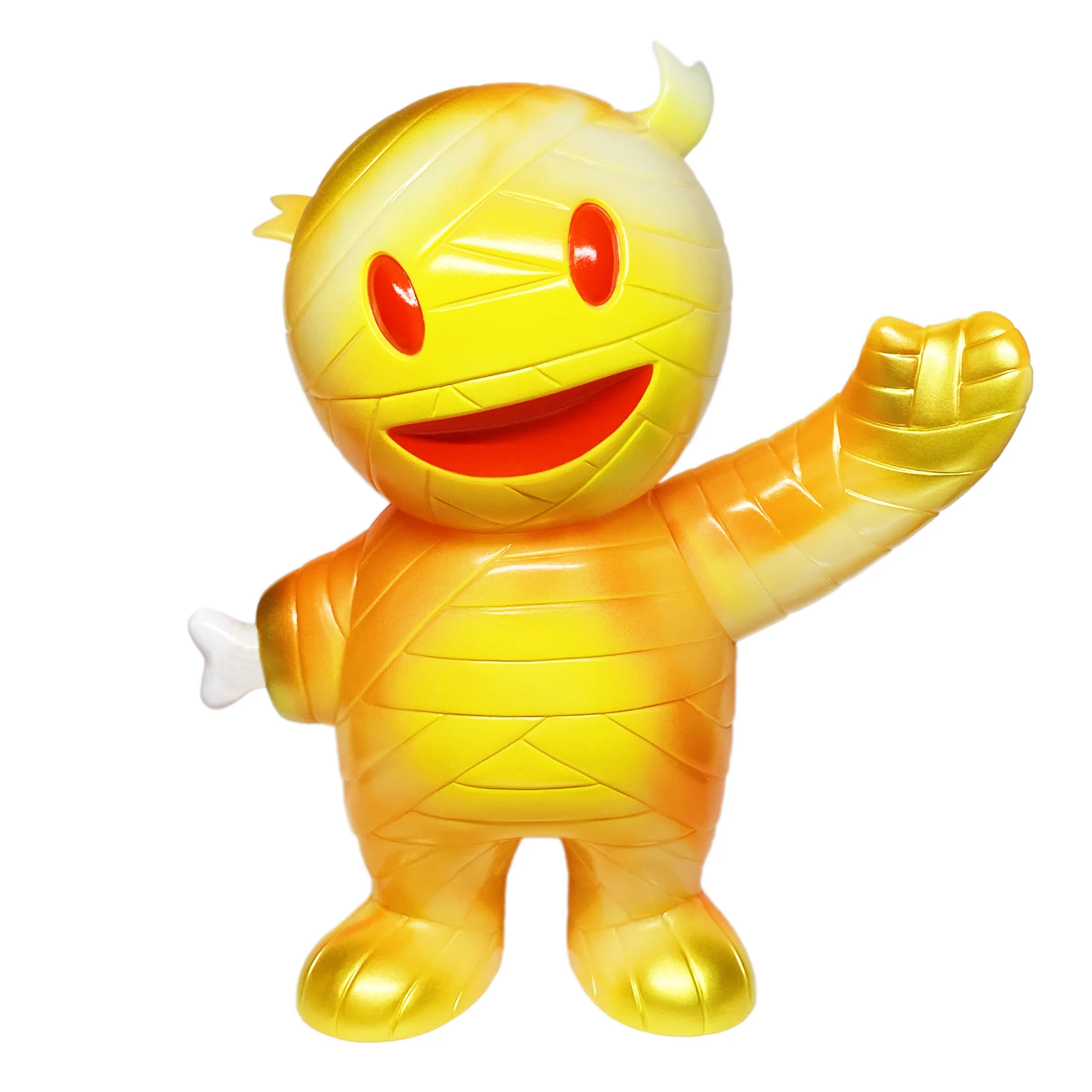 Super7 Japanese Vinyl - Mummy Boy (Glow-In-The-Dark Orange Swirl)