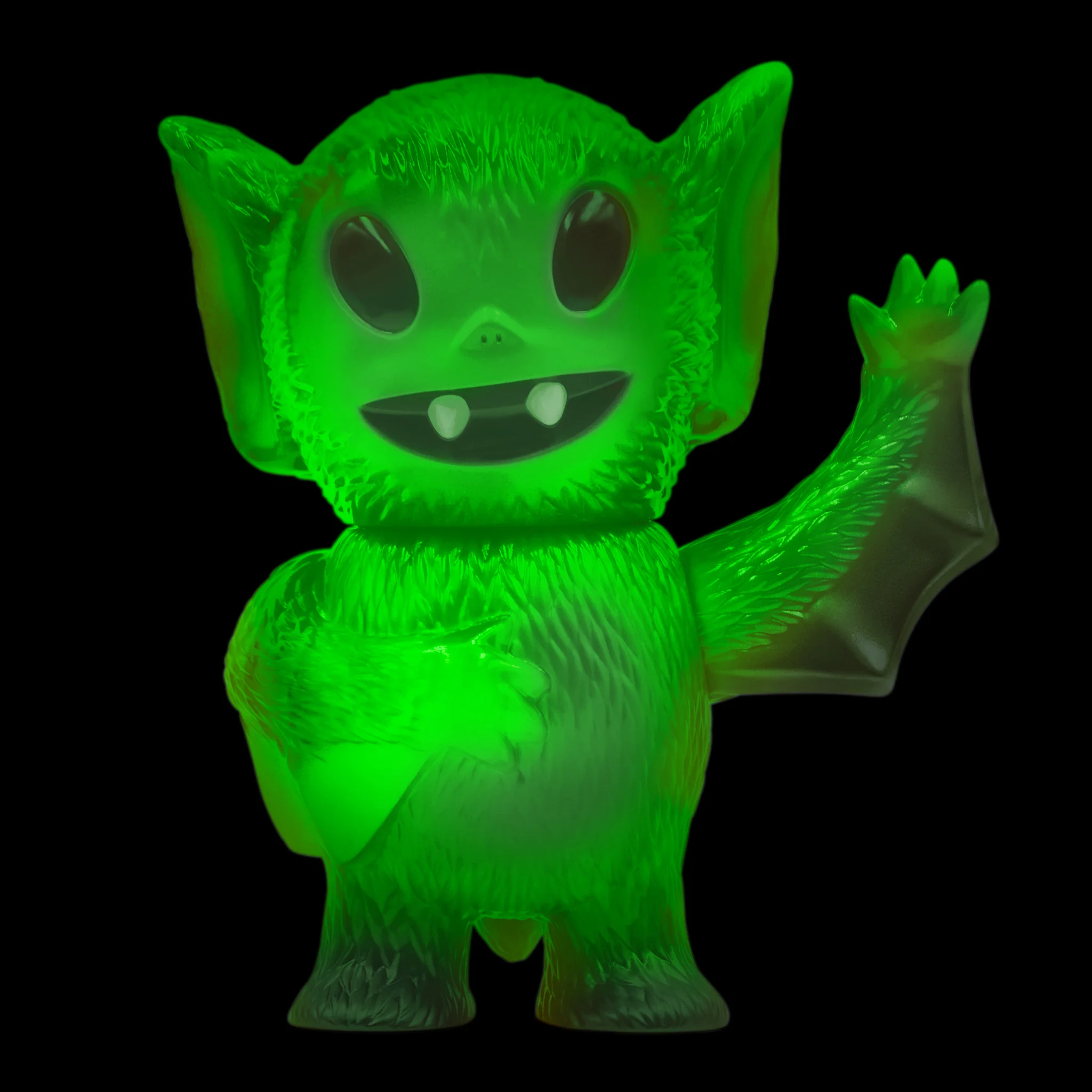Super7 Japanese Vinyl - Bat Boy (Glow-In-The-Dark Orange Swirl) 3 Super7 Japanese Vinyl - Bat Boy (Glow-In-The-Dark Orange Swirl)