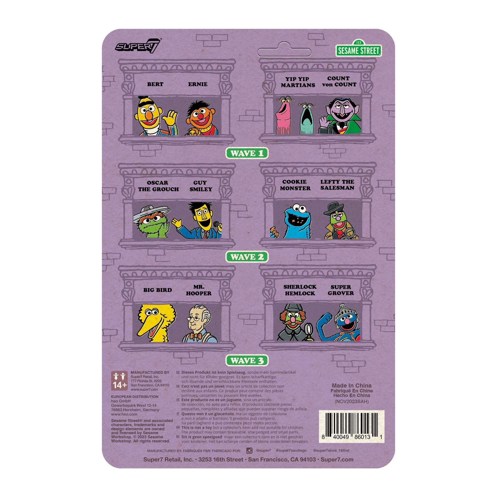 Sesame Street ReAction Figures Wave 03 - Big Bird 5 Sesame Street ReAction Figures Wave 03 - Big Bird
