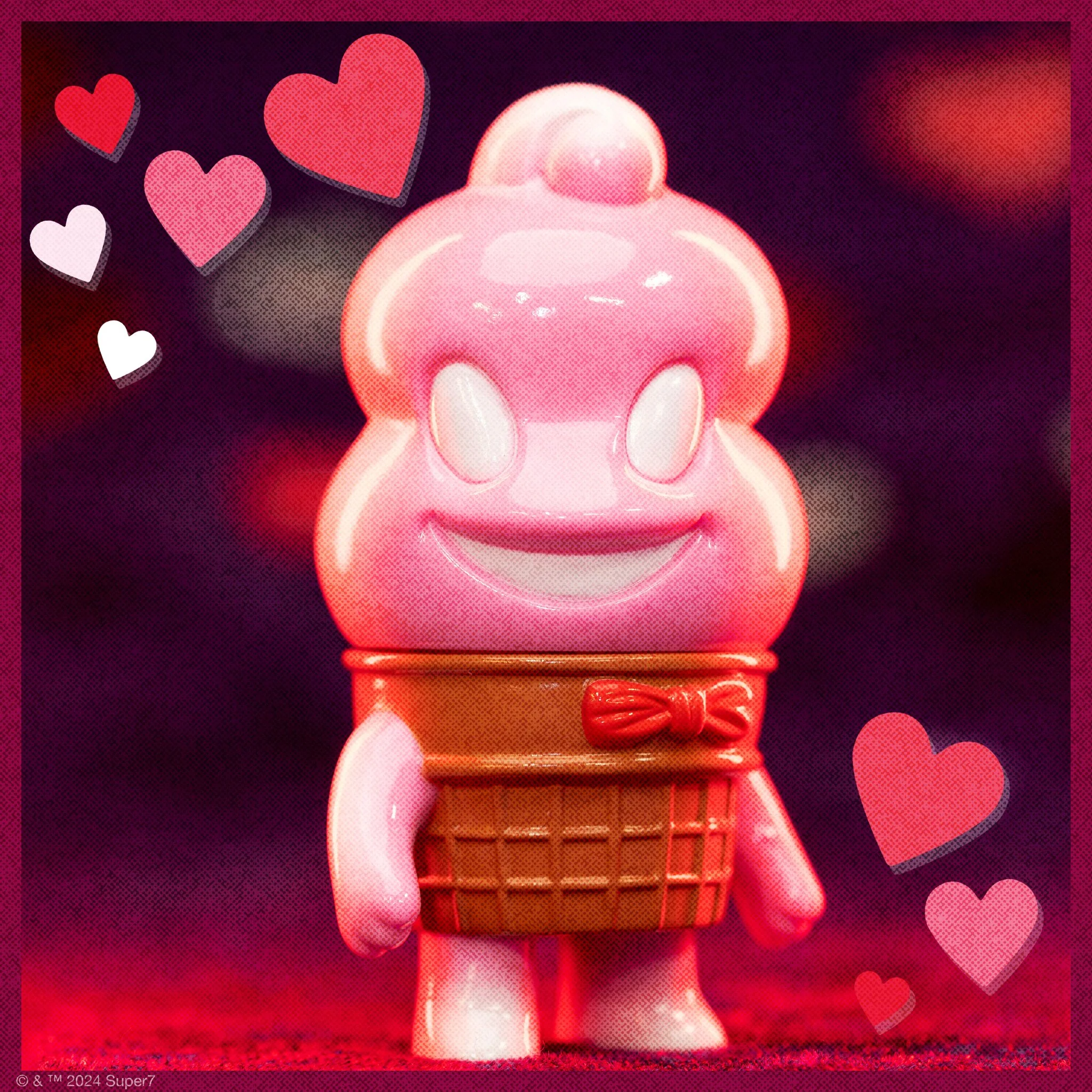 Super7 Japanese Vinyl - Kandy Kaiju - Carlton (Strawberry) 3 Super7 Japanese Vinyl - Kandy Kaiju - Carlton (Strawberry)