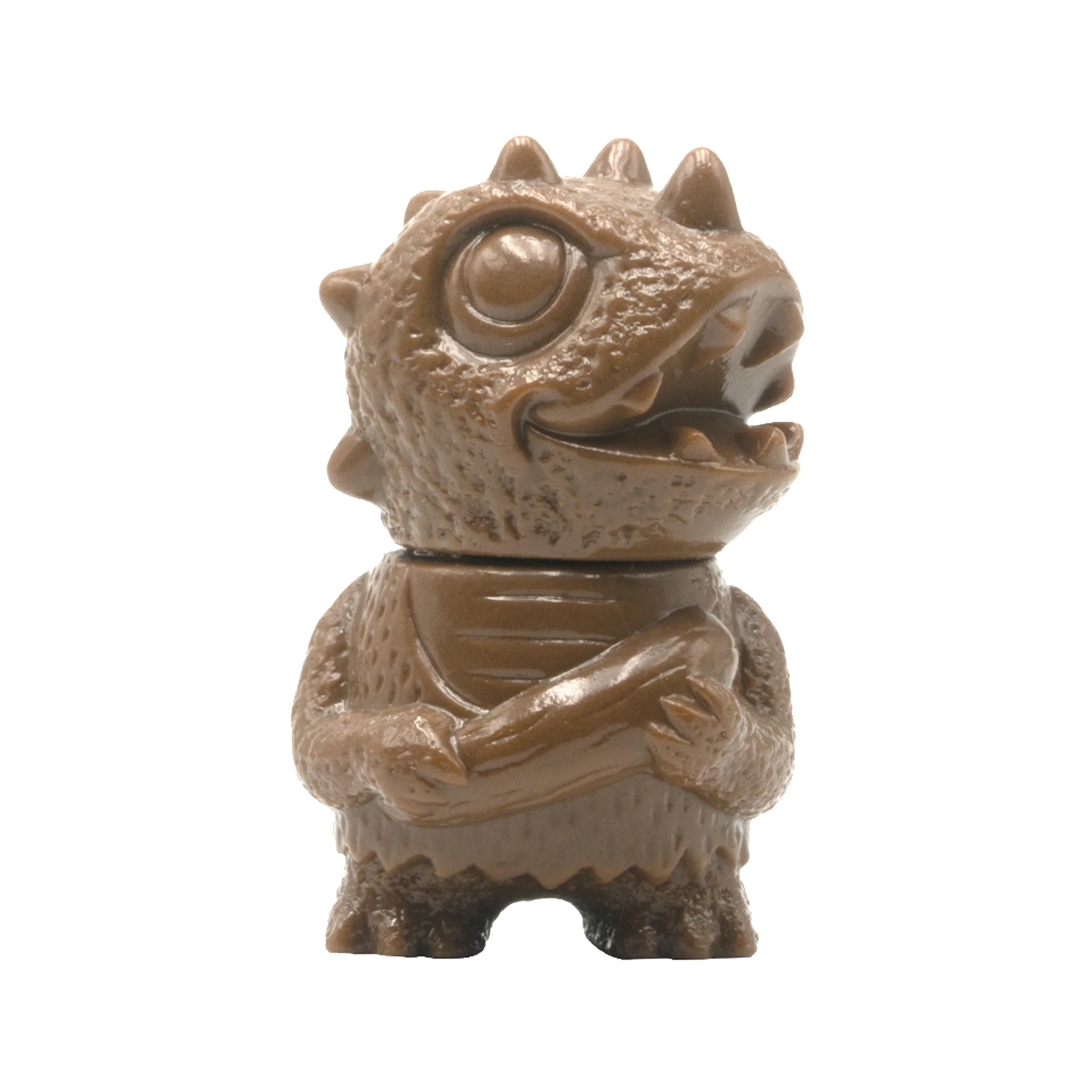 Super 7 Micro Vinyl- Caveman Dino (Brown)