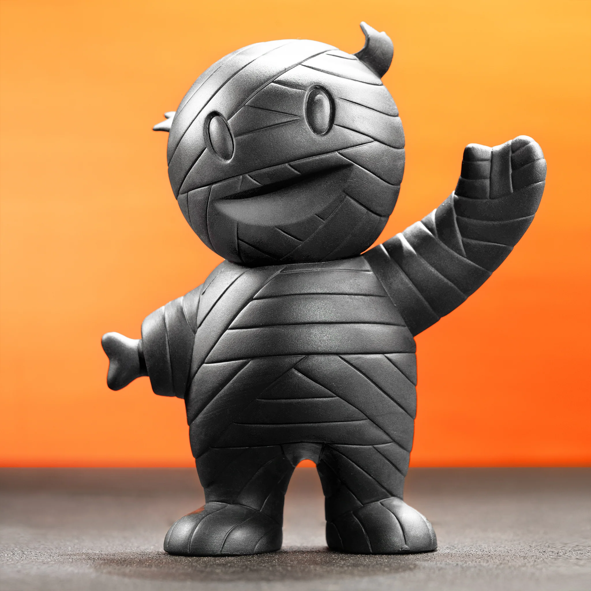 Super7 Porcelain Mummy Boy - Black 3 Super7 Porcelain Mummy Boy - Black