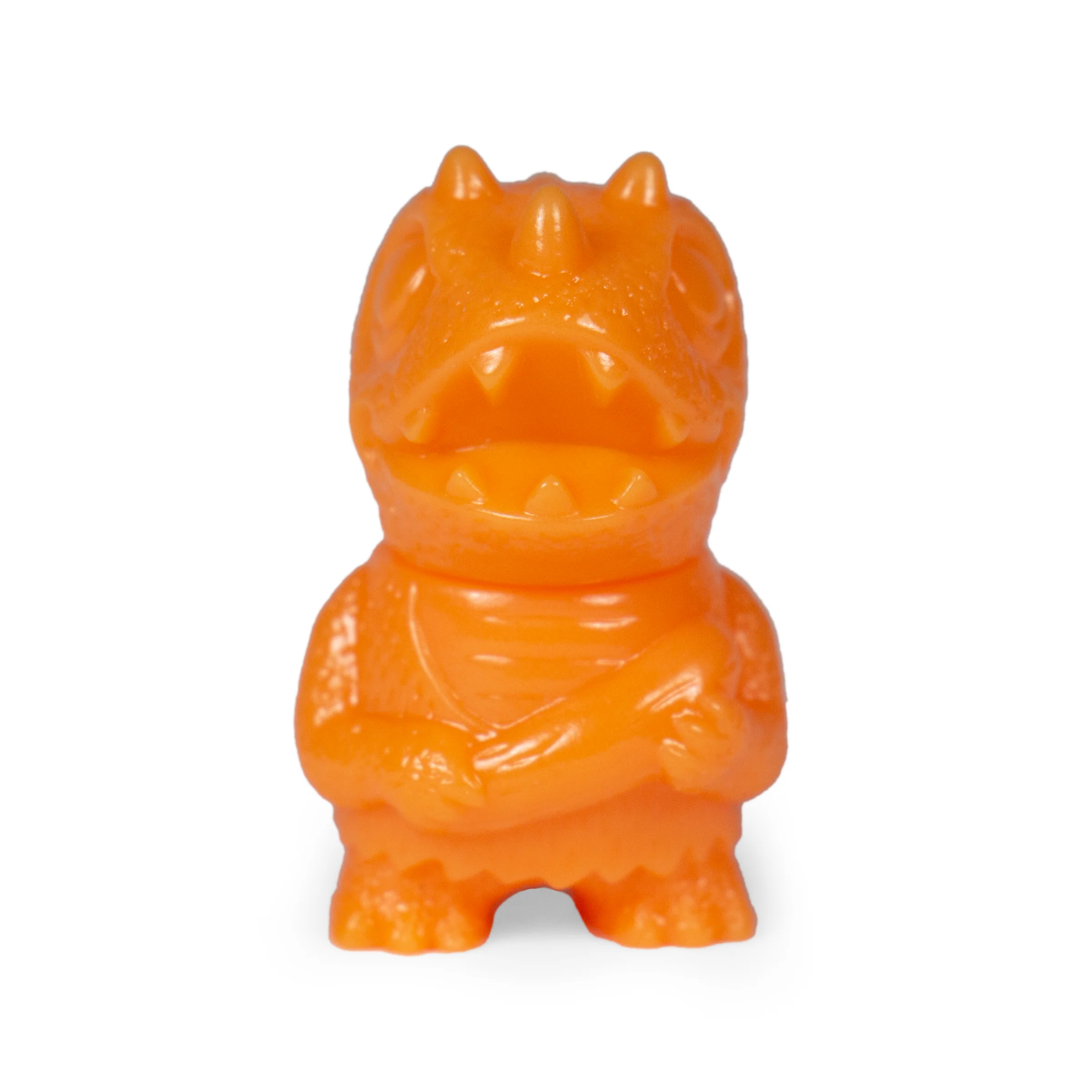 Super 7 Micro Vinyl- Caveman Dino (Orange)