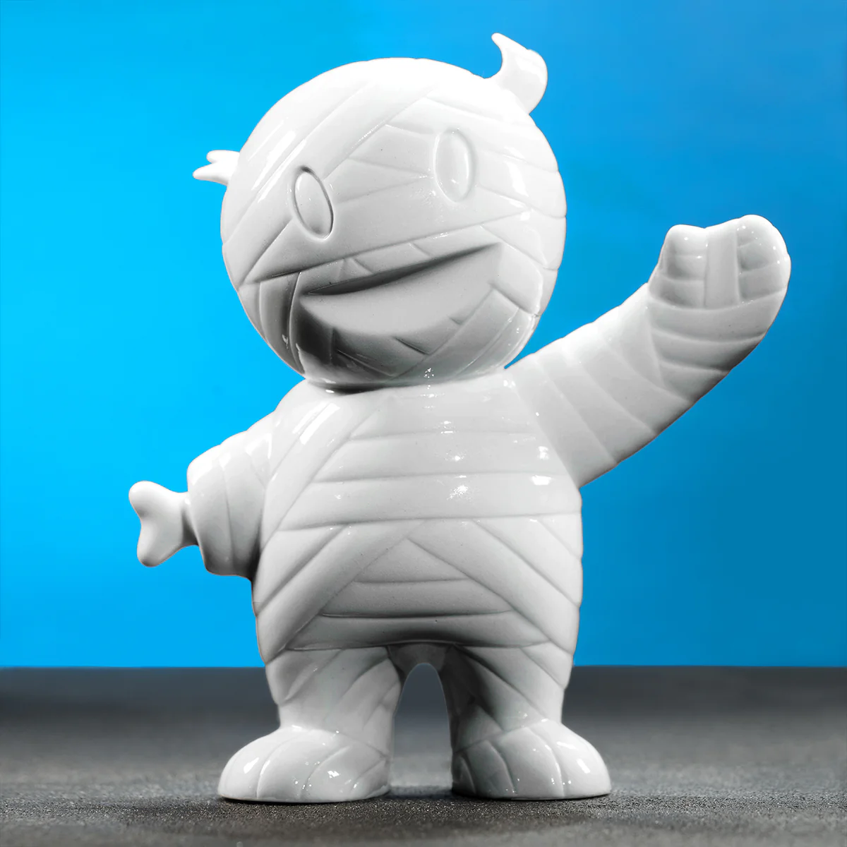 Super7 Porcelain Mummy Boy - White 3 Super7 Porcelain Mummy Boy - White