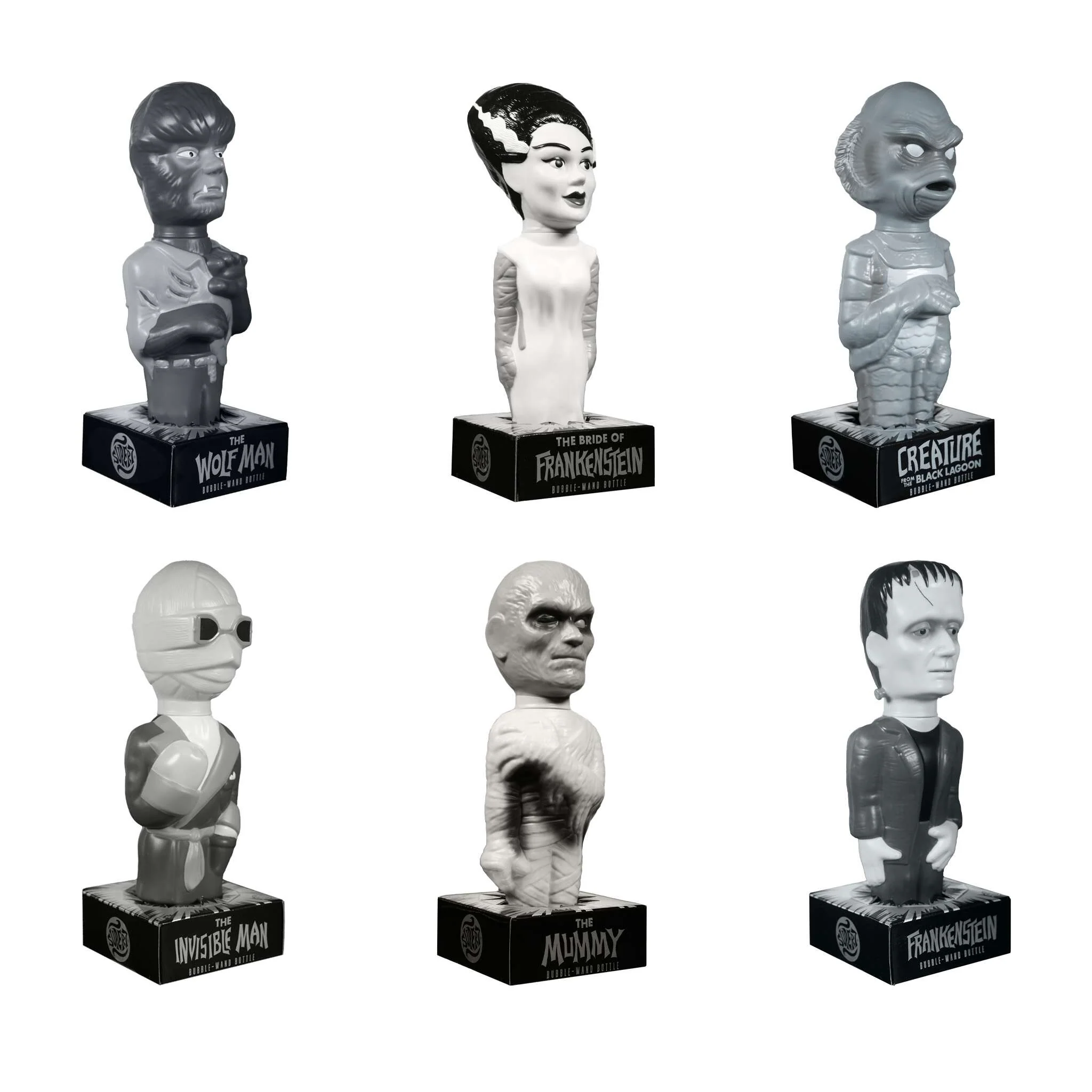 Universal Monsters Super Soapies - Set of 6 (Silver Screen)