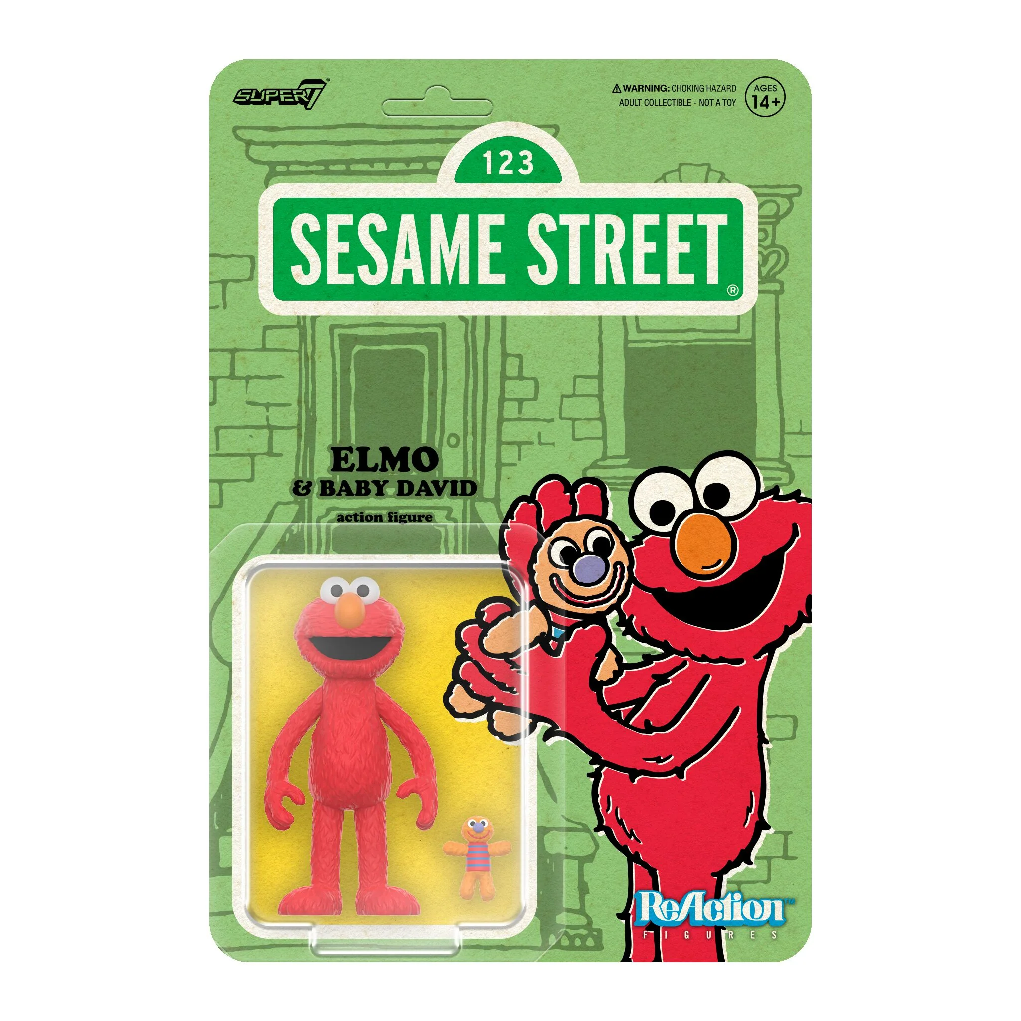 Sesame Street ReAction Figures Wave 04 - Chef Cookie Monster, Elmo, Alligator King, & Roosevelt Franklin 10 Sesame Street ReAction Figures Wave 04 - Chef Cookie Monster, Elmo, Alligator King, & Roosevelt Franklin