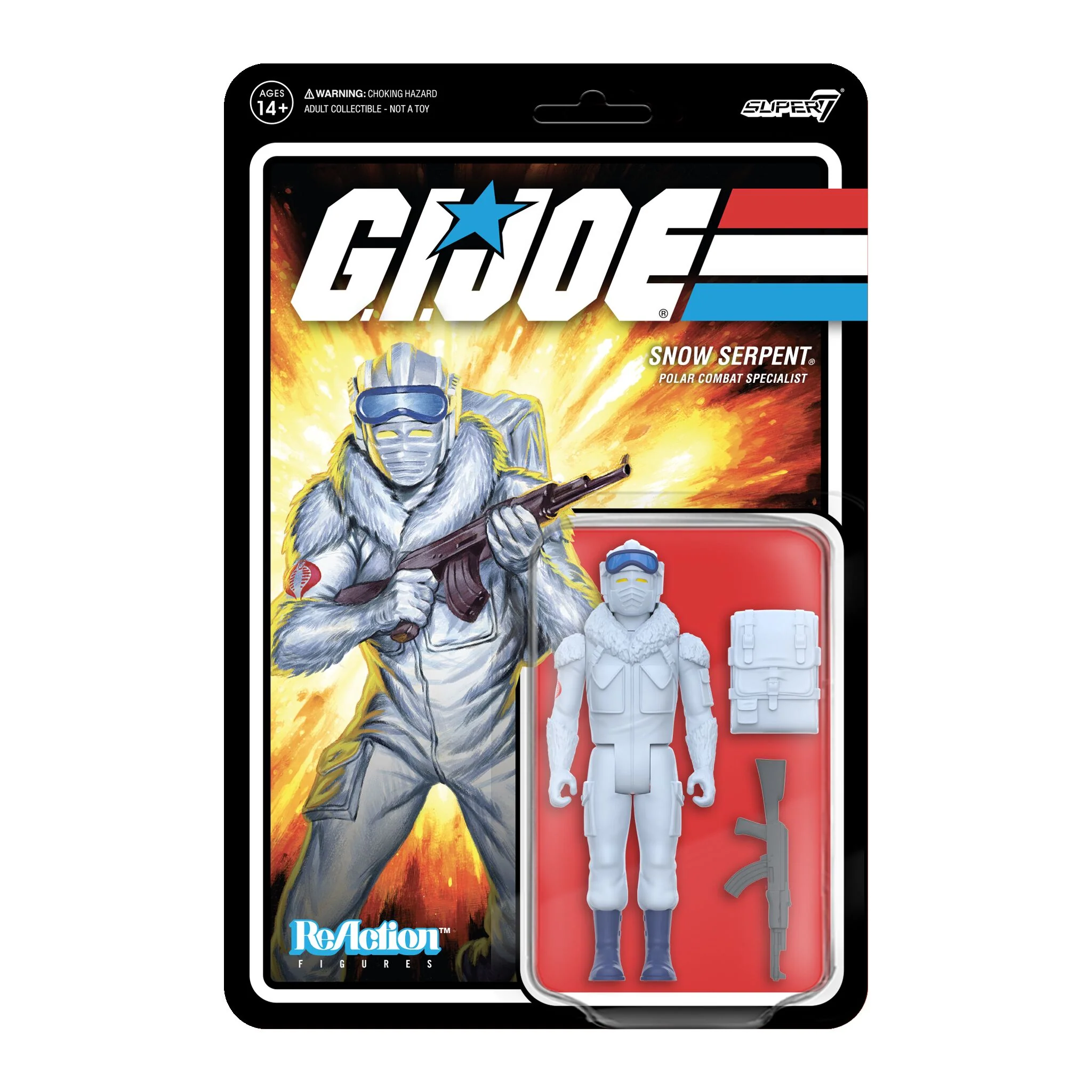 G.I. Joe ReAction Figures Wave 8 - Sabre Tooth, Cobra Snow Serpent, and Red Jackal (Vac Metal) 7 G.I. Joe ReAction Figures Wave 8 - Sabre Tooth, Cobra Snow Serpent, and Red Jackal (Vac Metal)