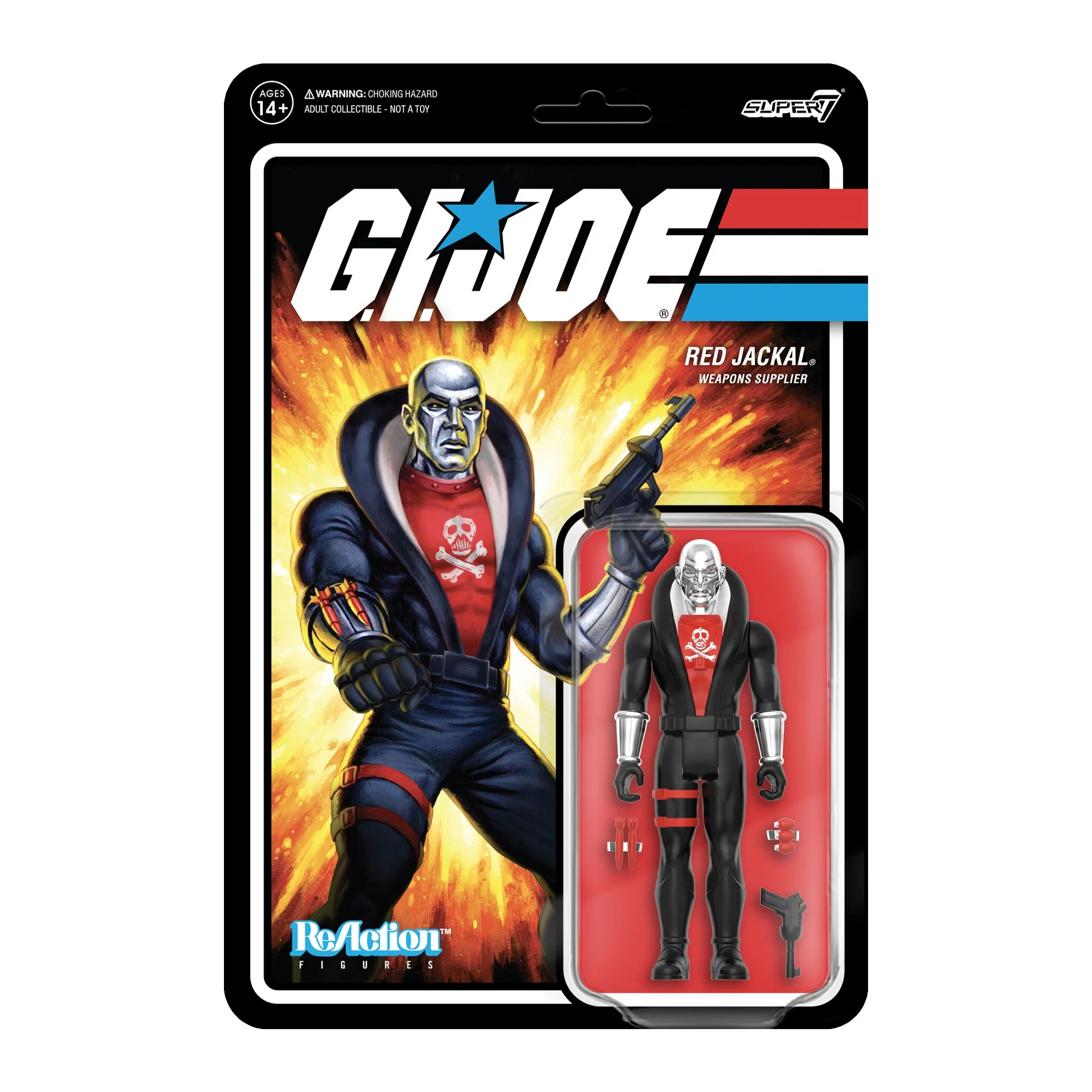 G.I. Joe ReAction Figures Wave 8 - Sabre Tooth, Cobra Snow Serpent, and Red Jackal (Vac Metal) 10 G.I. Joe ReAction Figures Wave 8 - Sabre Tooth, Cobra Snow Serpent, and Red Jackal (Vac Metal)