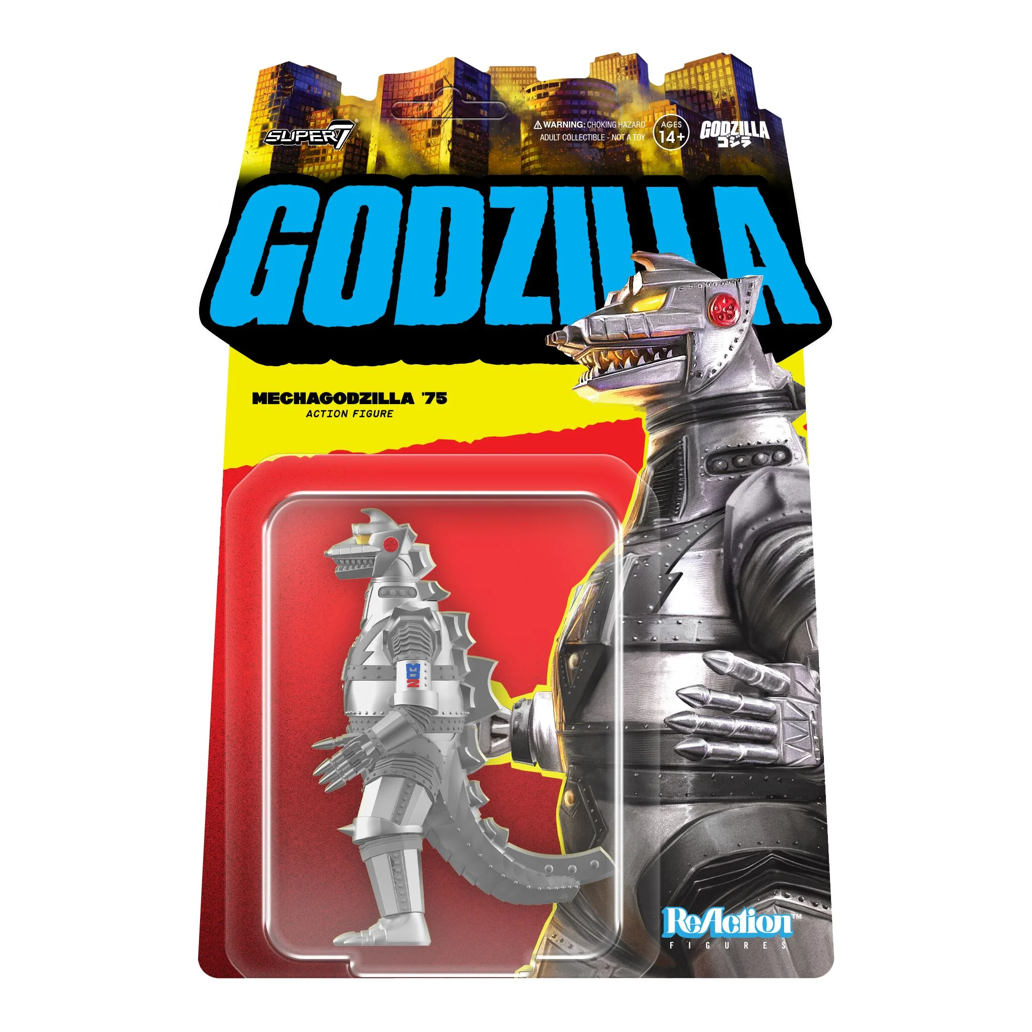 Toho ReAction Figures Wave 07 - Godzilla '84 (Heat Ray), Mechagodzilla (1975), Titanosaurus, Godzilla (Semi-Clear Green version) 12 Toho ReAction Figures Wave 07 - Godzilla '84 (Heat Ray), Mechagodzilla (1975), Titanosaurus, Godzilla (Semi-Clear Green version)