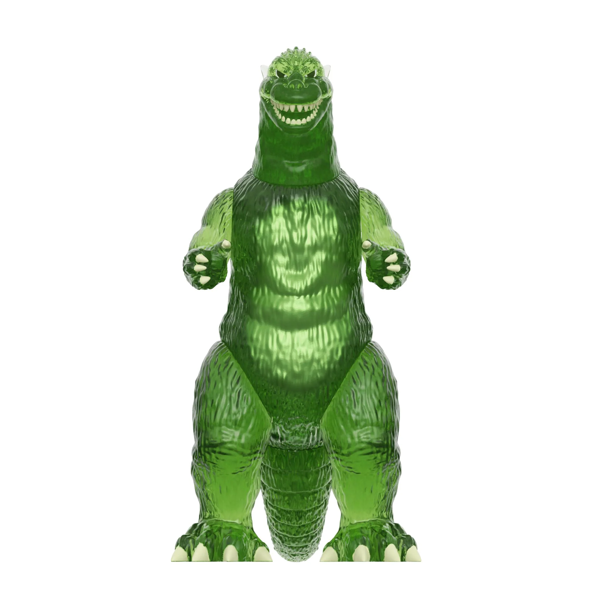 Toho ReAction Figures Wave 07 - Godzilla '84 (Heat Ray), Mechagodzilla (1975), Titanosaurus, Godzilla (Semi-Clear Green version) 7 Toho ReAction Figures Wave 07 - Godzilla '84 (Heat Ray), Mechagodzilla (1975), Titanosaurus, Godzilla (Semi-Clear Green version)