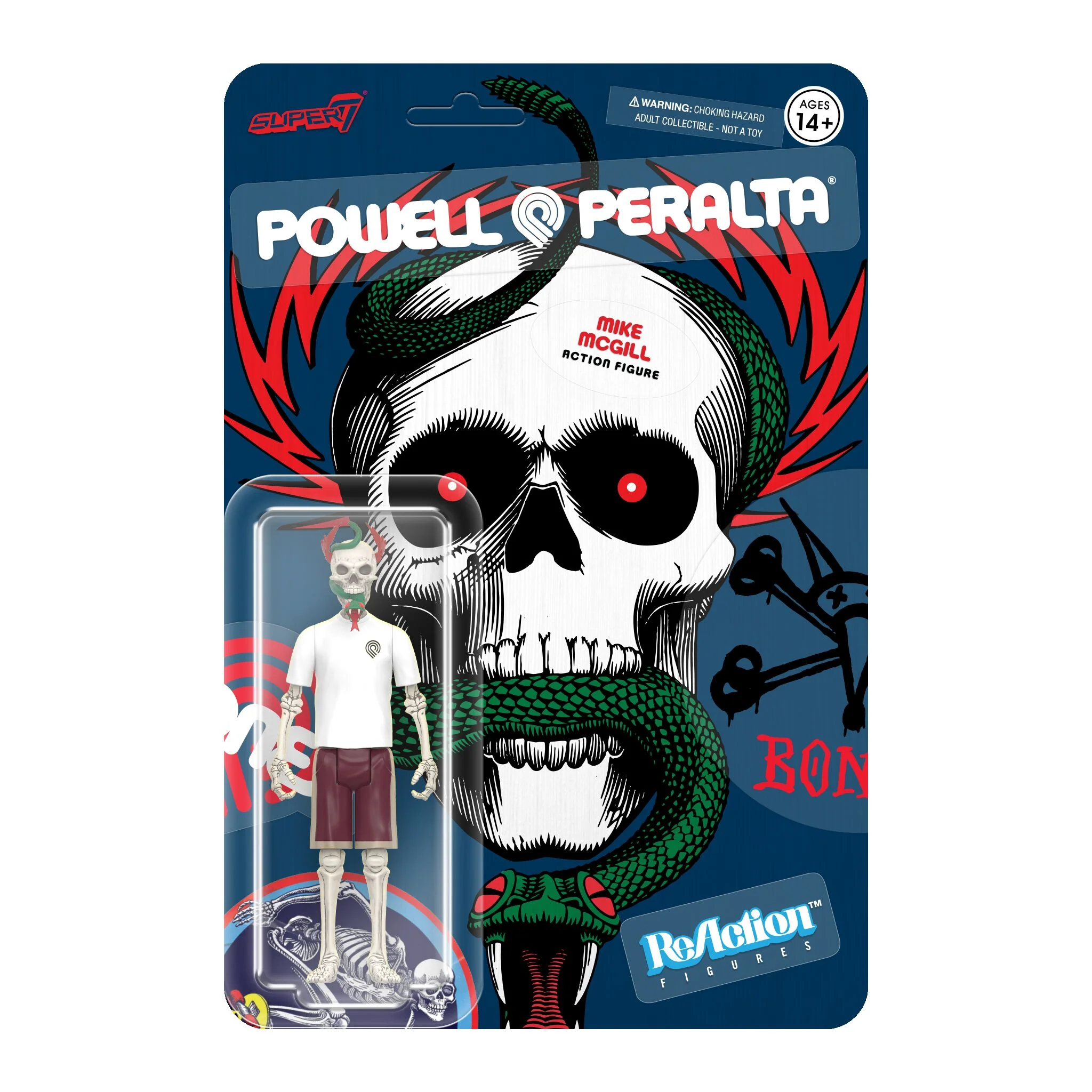 Powell-Peralta ReAction Figures Wave 5 - Tony Hawk, Mike McGill, Steve Caballero, and Rodney Mullen 4 Powell-Peralta ReAction Figures Wave 5 - Tony Hawk, Mike McGill, Steve Caballero, and Rodney Mullen