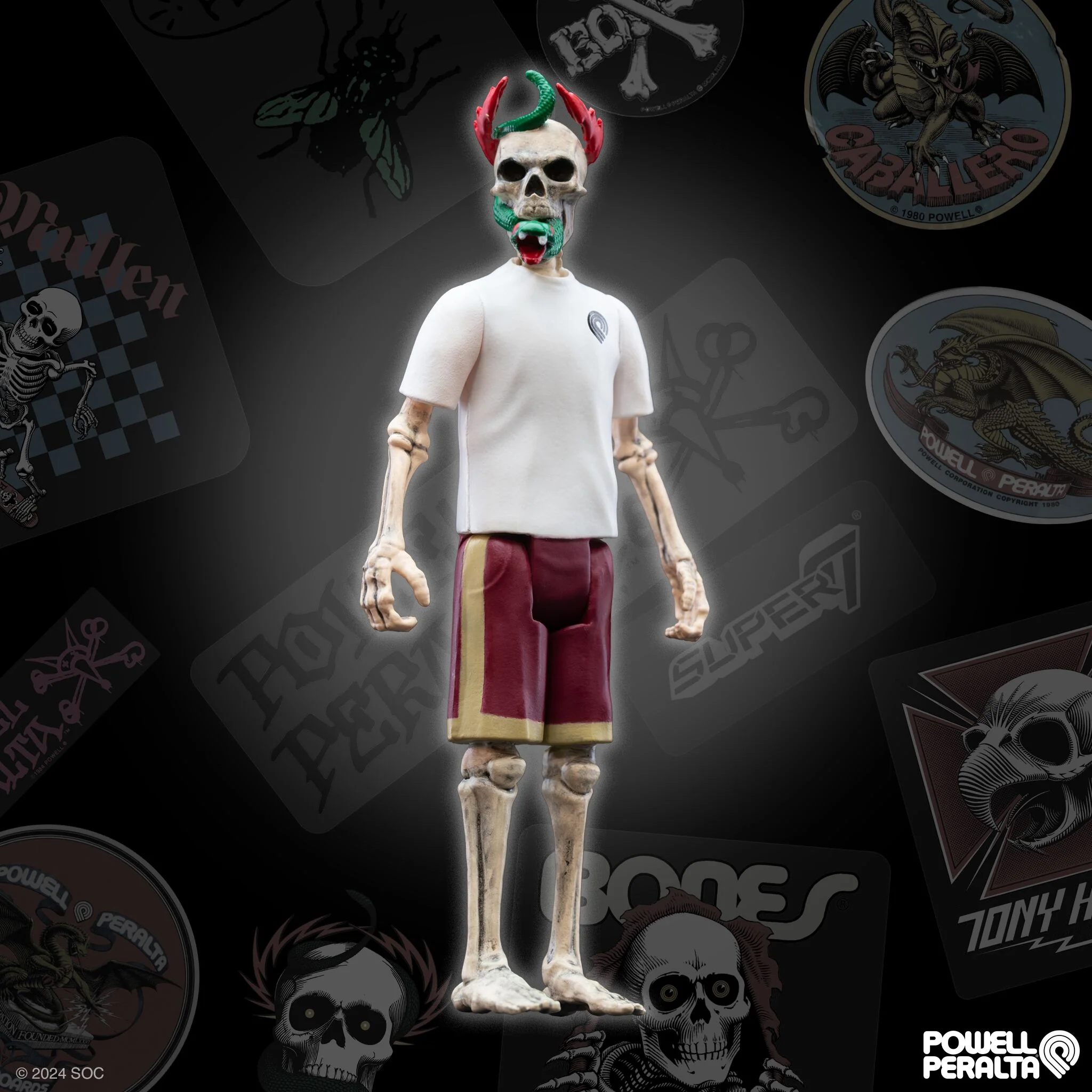 Powell-Peralta ReAction Figures Wave 5 - Tony Hawk, Mike McGill, Steve Caballero, and Rodney Mullen 5 Powell-Peralta ReAction Figures Wave 5 - Tony Hawk, Mike McGill, Steve Caballero, and Rodney Mullen
