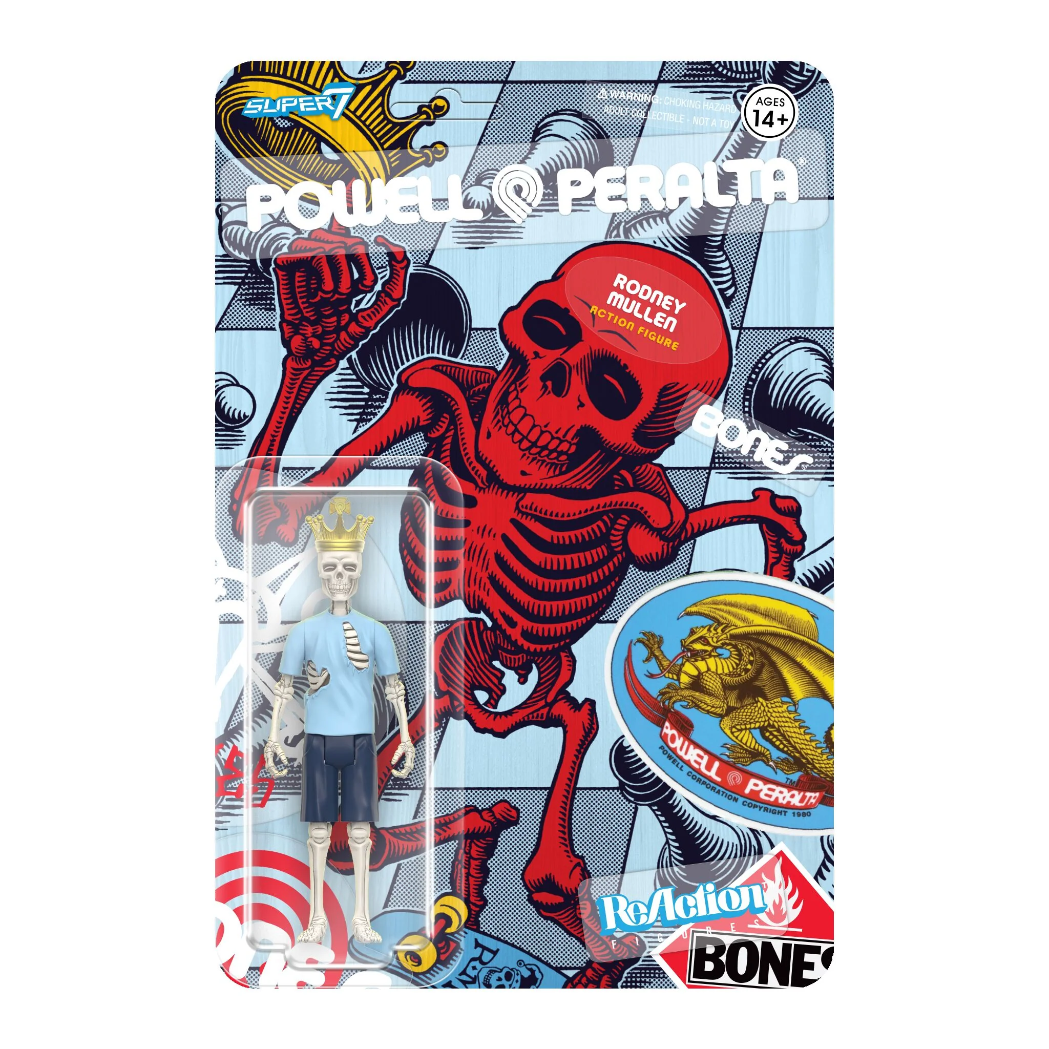 Powell-Peralta ReAction Figures Wave 5 - Tony Hawk, Mike McGill, Steve Caballero, and Rodney Mullen 6 Powell-Peralta ReAction Figures Wave 5 - Tony Hawk, Mike McGill, Steve Caballero, and Rodney Mullen