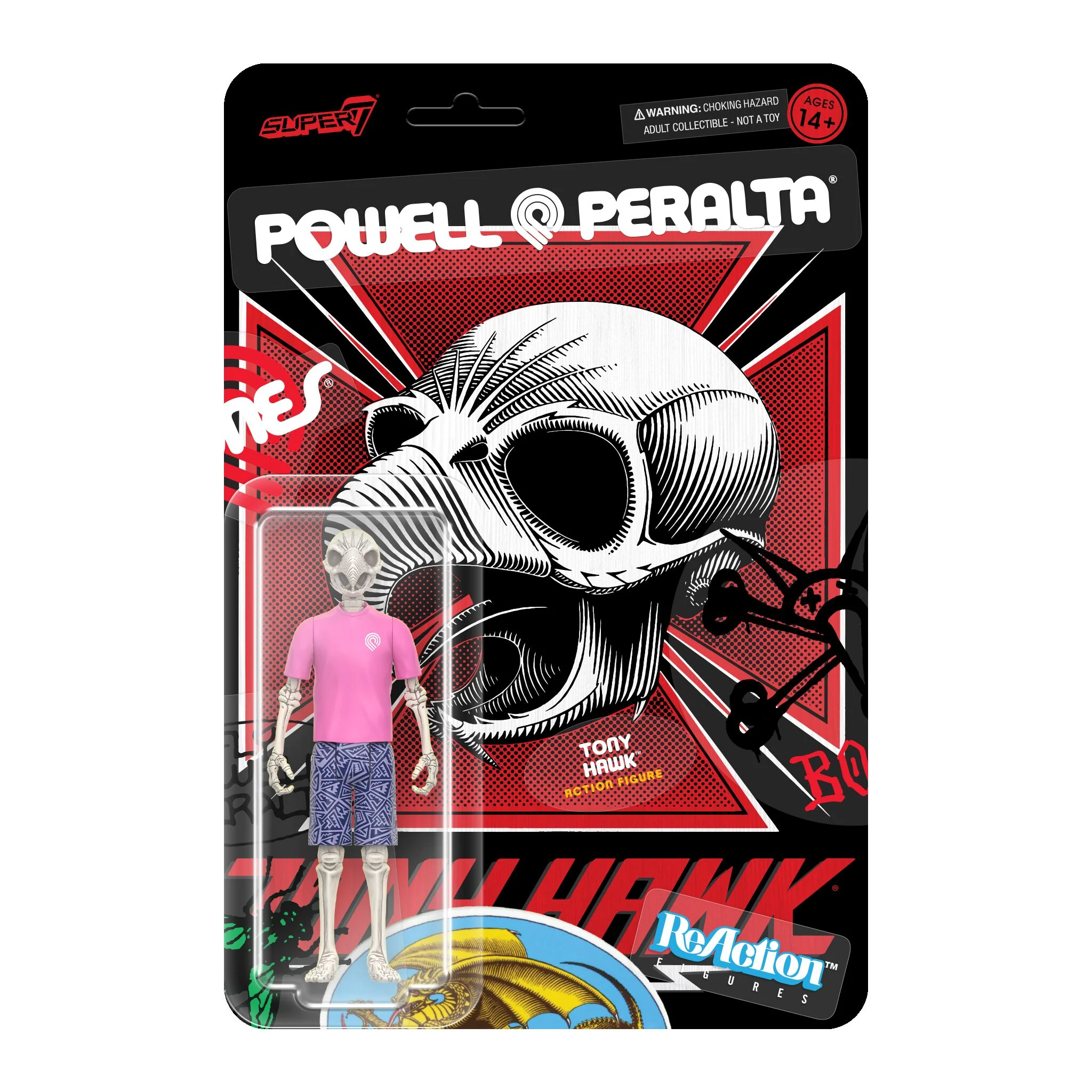 Powell-Peralta ReAction Figures Wave 5 - Tony Hawk, Mike McGill, Steve Caballero, and Rodney Mullen 10 Powell-Peralta ReAction Figures Wave 5 - Tony Hawk, Mike McGill, Steve Caballero, and Rodney Mullen