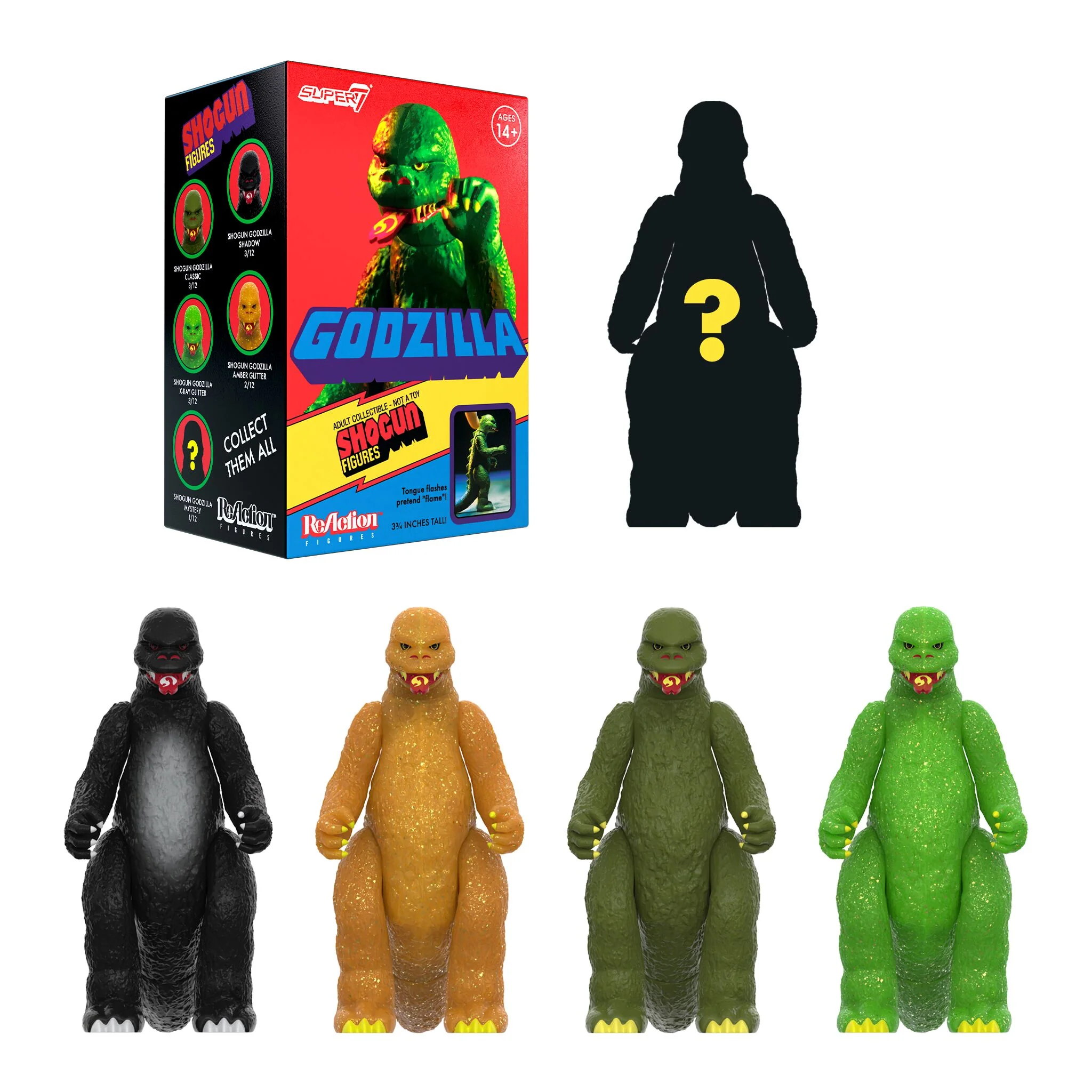 Toho Blind Box Wave 02 (Shogun Warrior) - Blind Box Flat 4 Toho Blind Box Wave 02 (Shogun Warrior) - Blind Box Flat