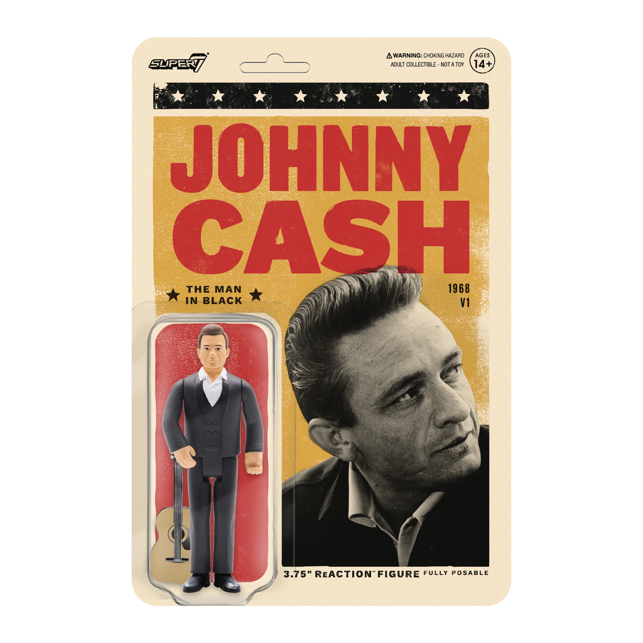 Johnny Cash ReAction Figure - The Man In Black