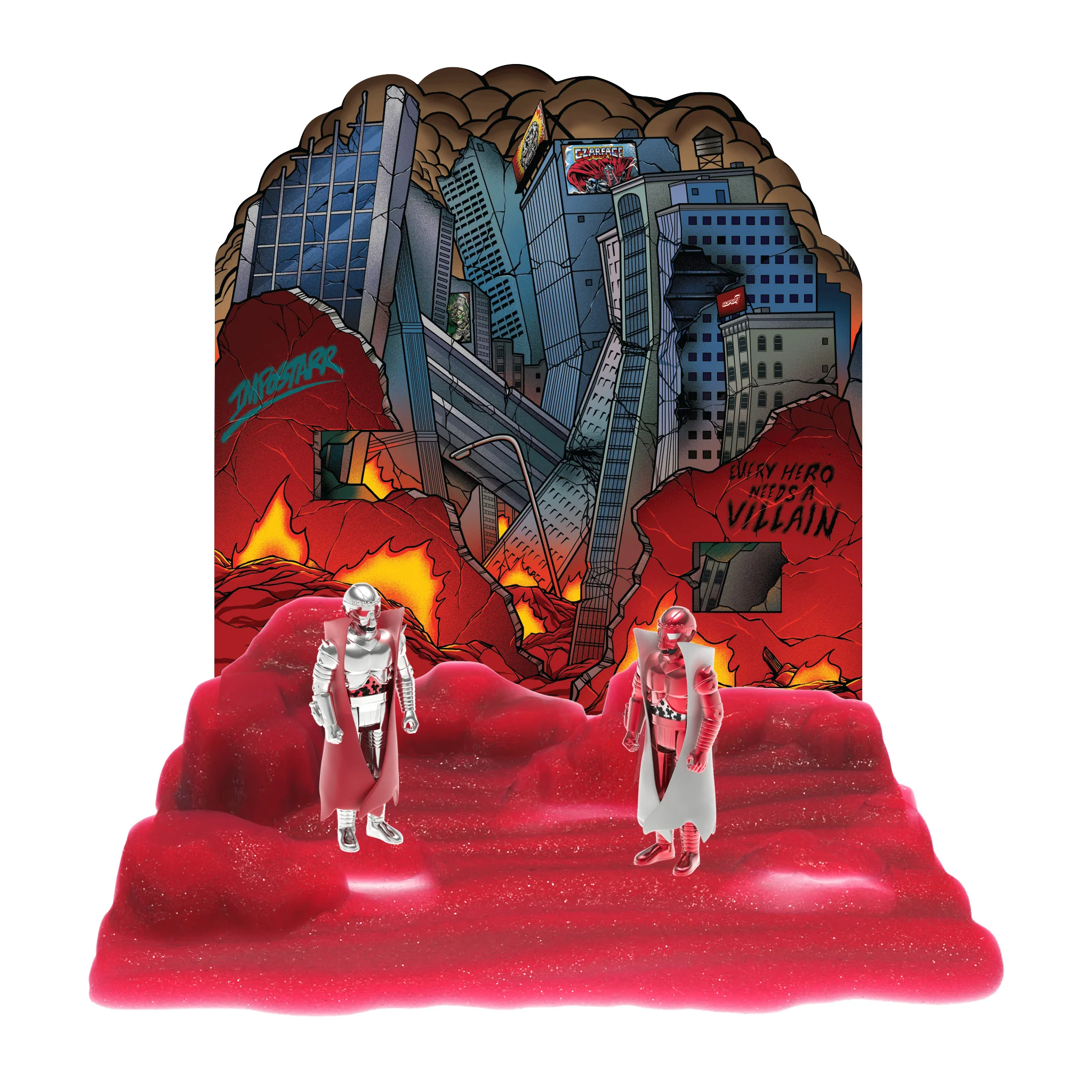 Czarface ReAction Figures - Battle Mode Double-Sided Playset 3 Czarface ReAction Figures - Battle Mode Double-Sided Playset