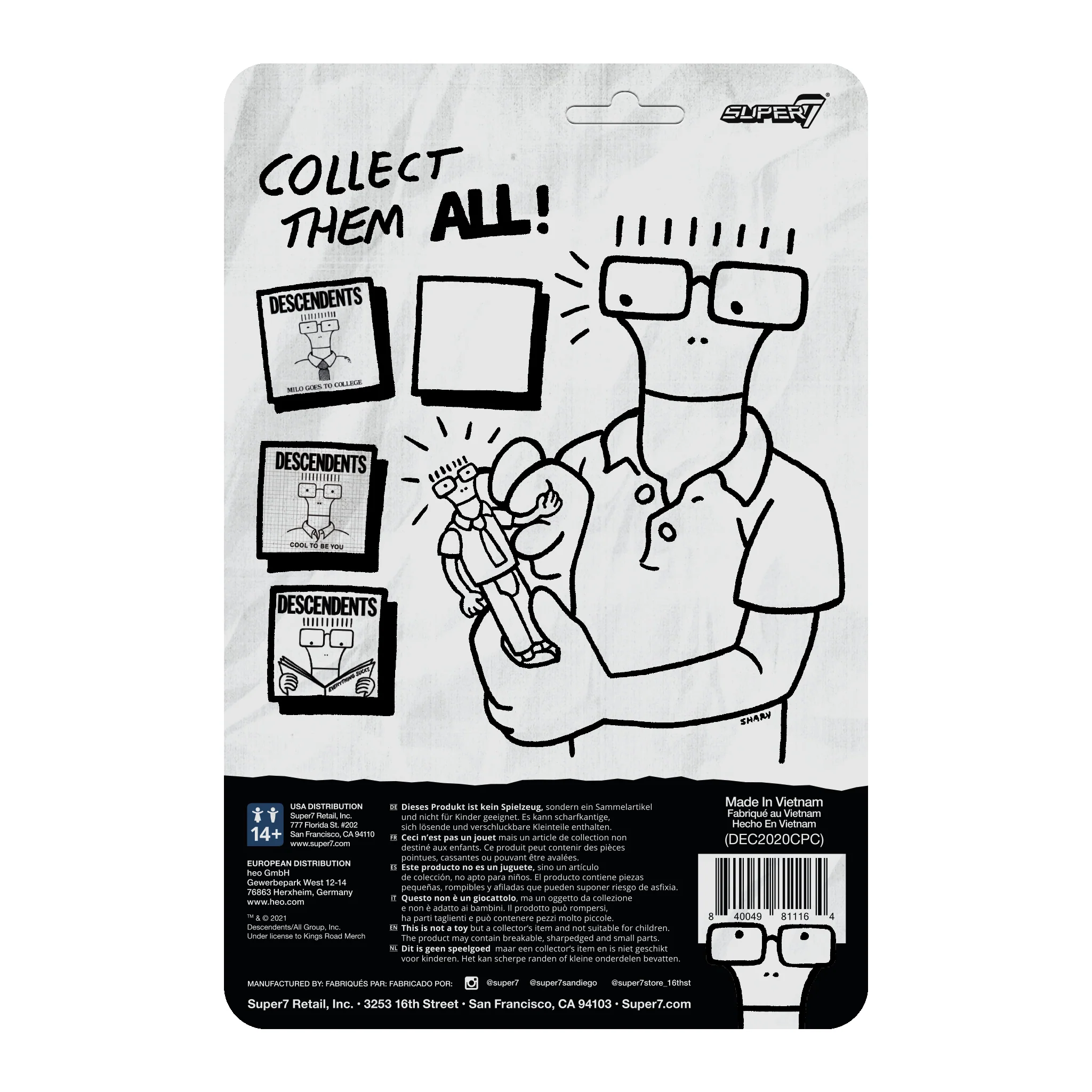 Descendents ReAction Figure - Milo (Goes to College) 4 Descendents ReAction Figure - Milo (Goes to College)
