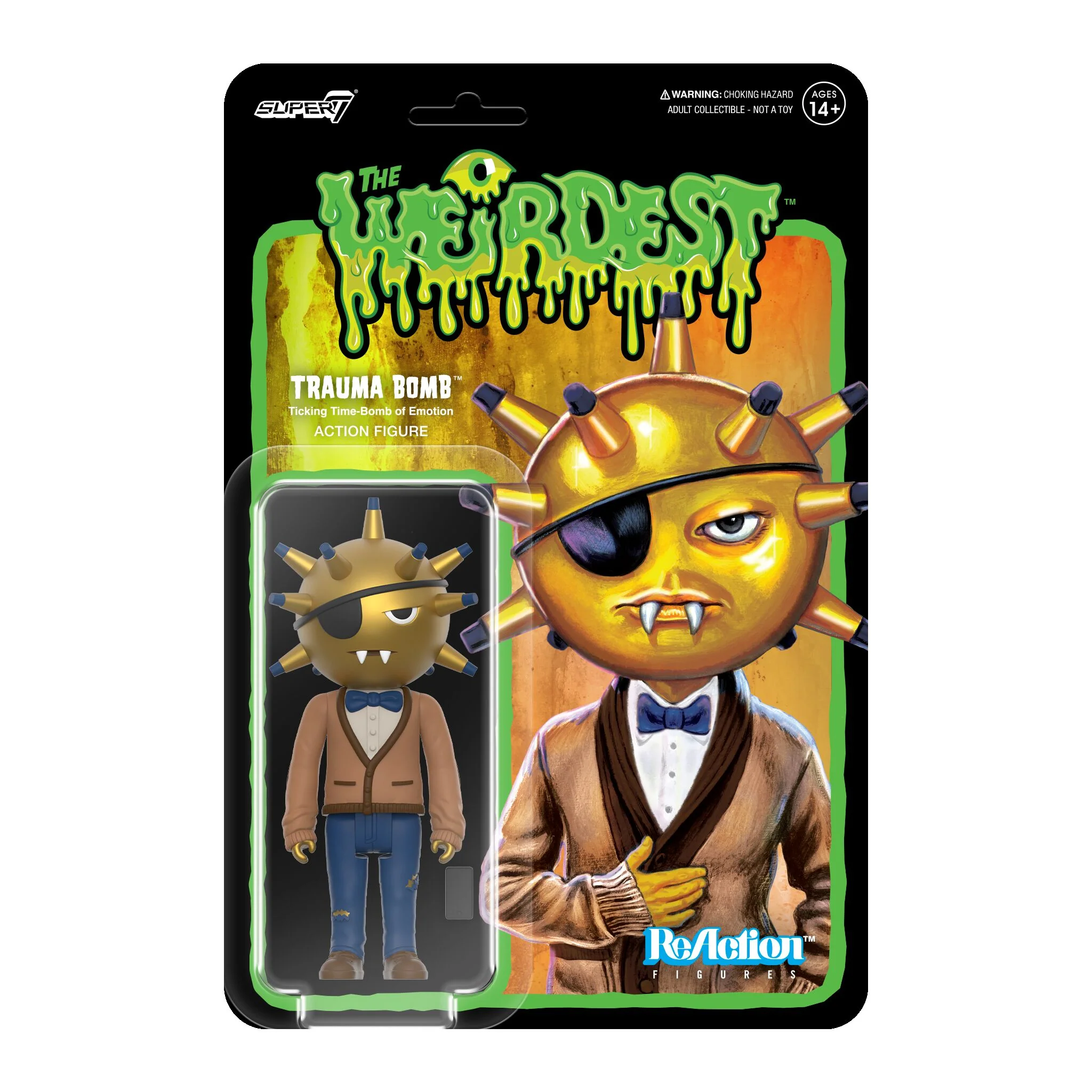 The Weirdest ReAction Figures Wave 06 - Trauma Bomb (Infernal Curse)