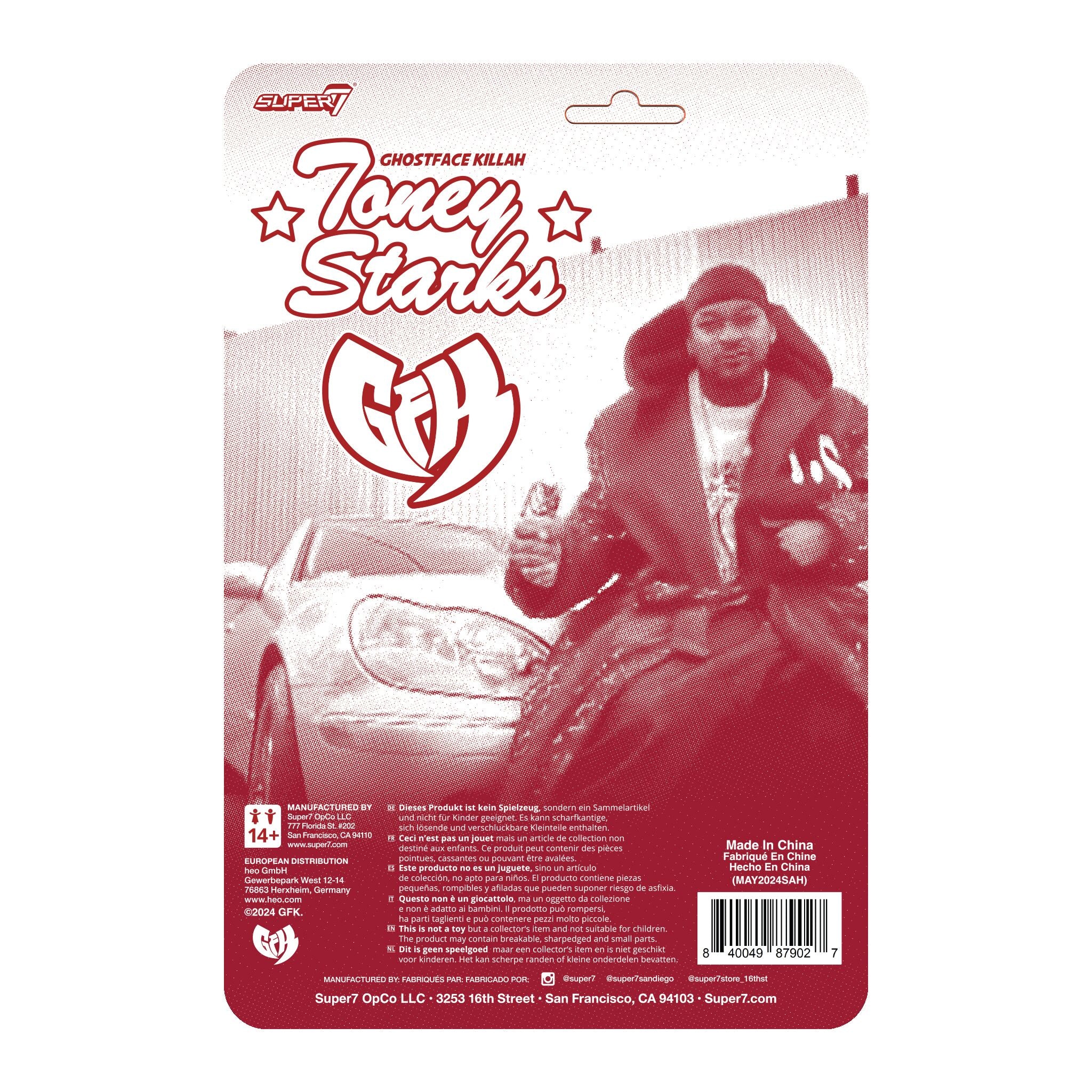 Ghostface Killah ReAction Figures - Ghostface Killah (Toney Starks) 6 Ghostface Killah ReAction Figures - Ghostface Killah (Toney Starks)