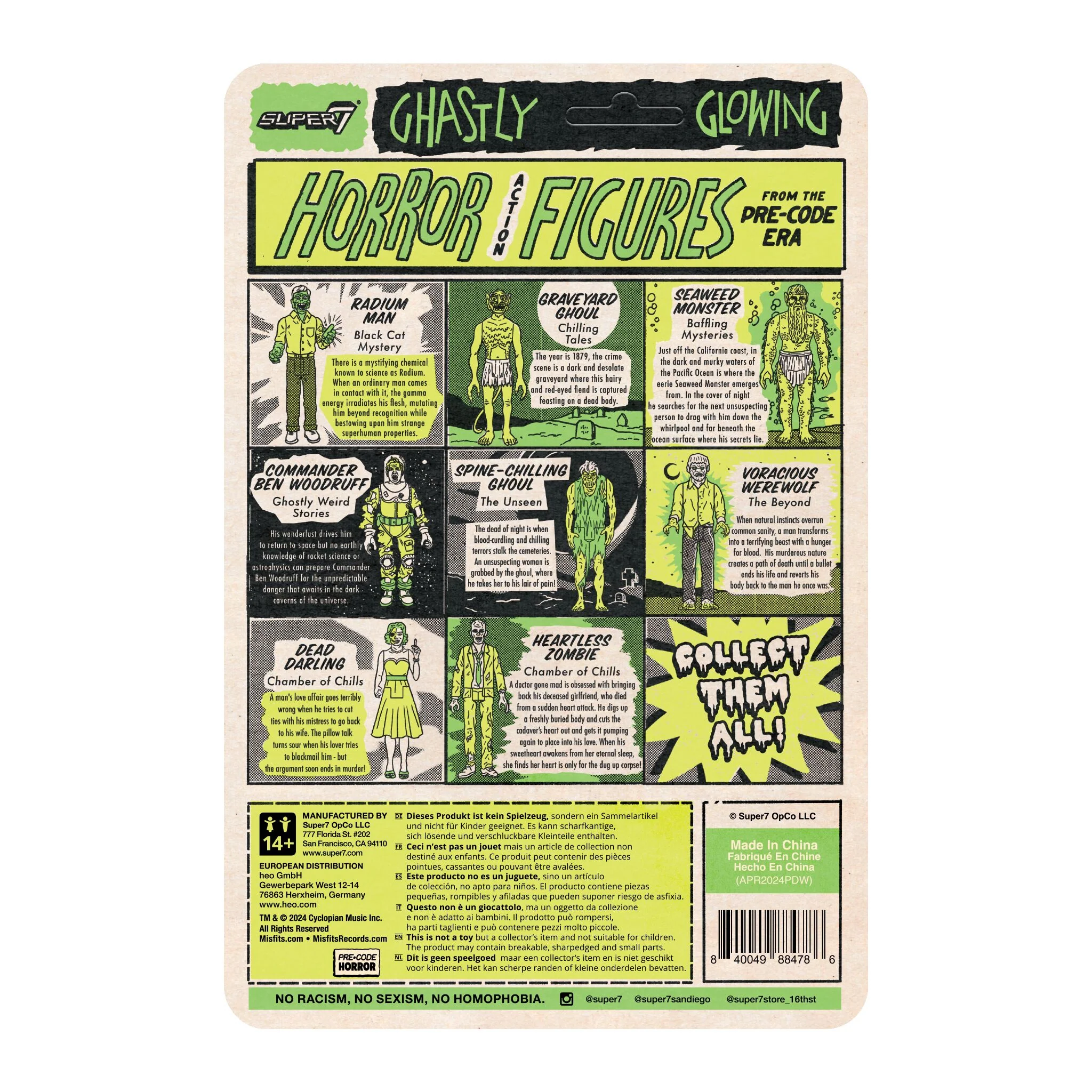 Pre-Code Horror ReAction Figures Wave 04 - Chamber Of Chills 19 - Dead Darling (Glow) 6 Pre-Code Horror ReAction Figures Wave 04 - Chamber Of Chills 19 - Dead Darling (Glow)