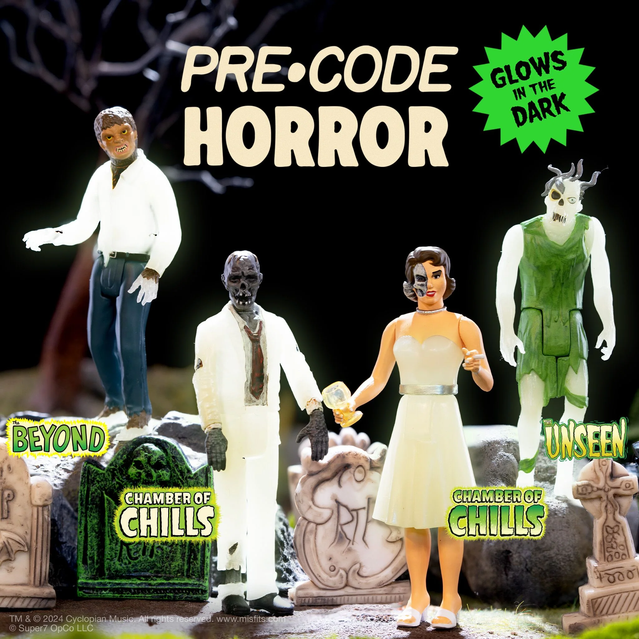 Pre-Code Horror ReAction Figures Wave 04 - Chamber of Chills 23 - Heartless Zombie (Glow) 7 Pre-Code Horror ReAction Figures Wave 04 - Chamber of Chills 23 - Heartless Zombie (Glow)