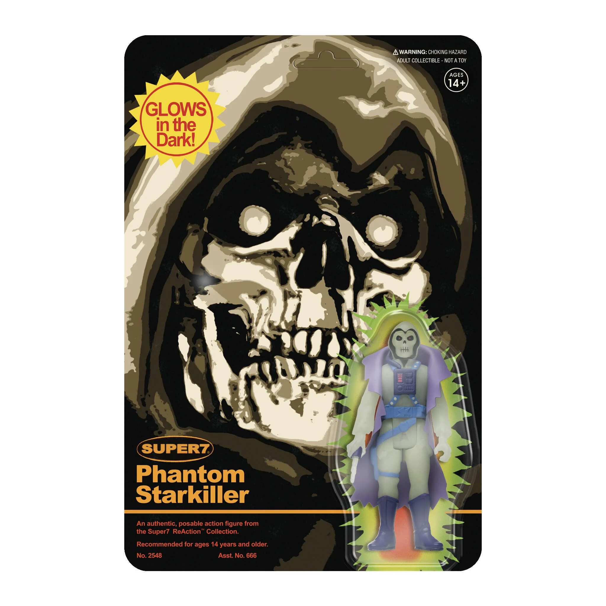 Phantom Starkiller ReAction Figures - Phantom Starkiller (Monster Glow)