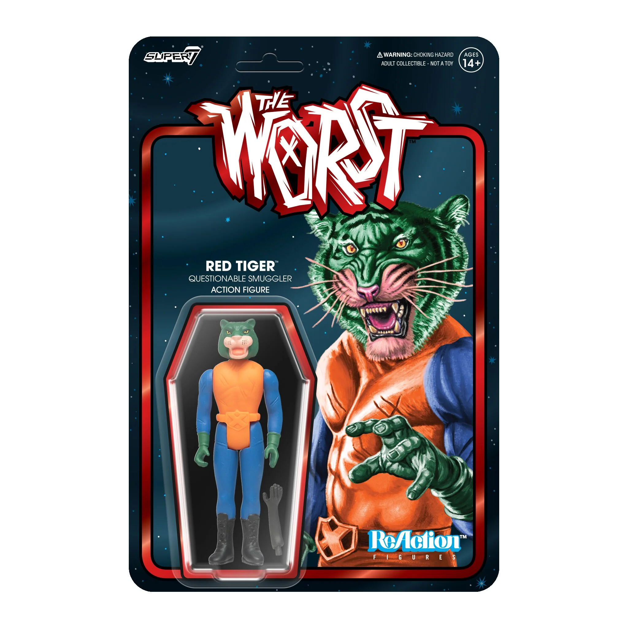 The Worst ReAction Figures Wave 06 (Scum Squad) - Red Tiger