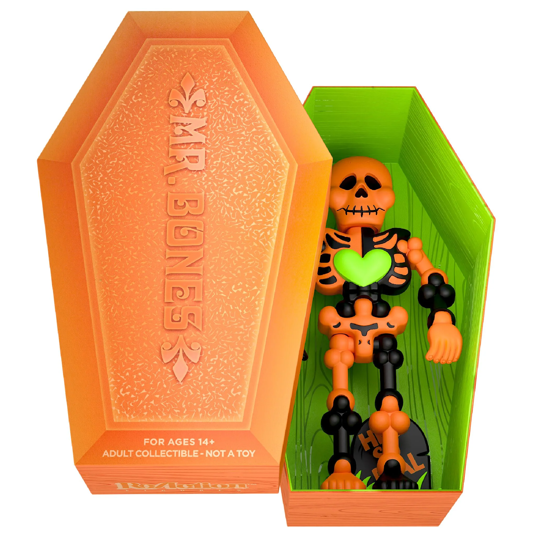 Mr. Bones ReAction - Mr. Bones (Orange/Black) [Coffin Box]