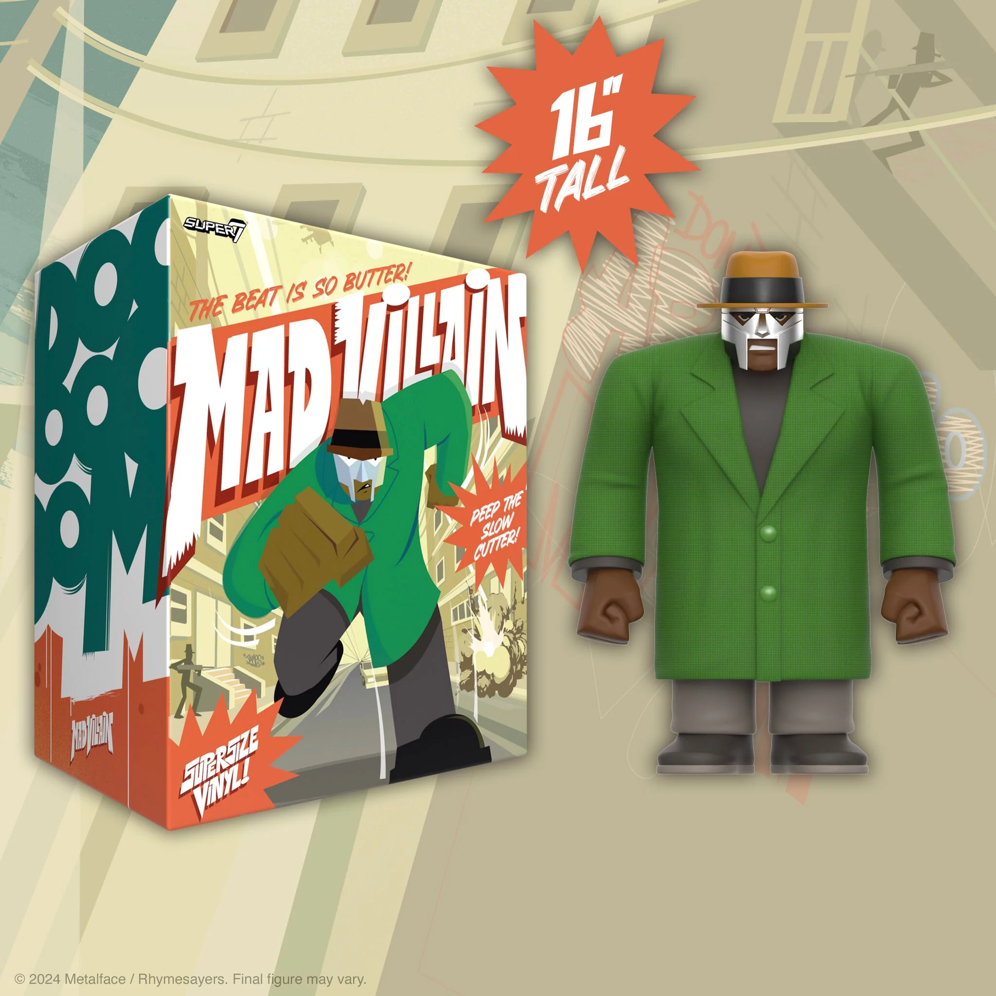 MF DOOM SuperSize Vinyl - MF DOOM x MADLIB: MADVILLAIN 7 MF DOOM SuperSize Vinyl - MF DOOM x MADLIB: MADVILLAIN