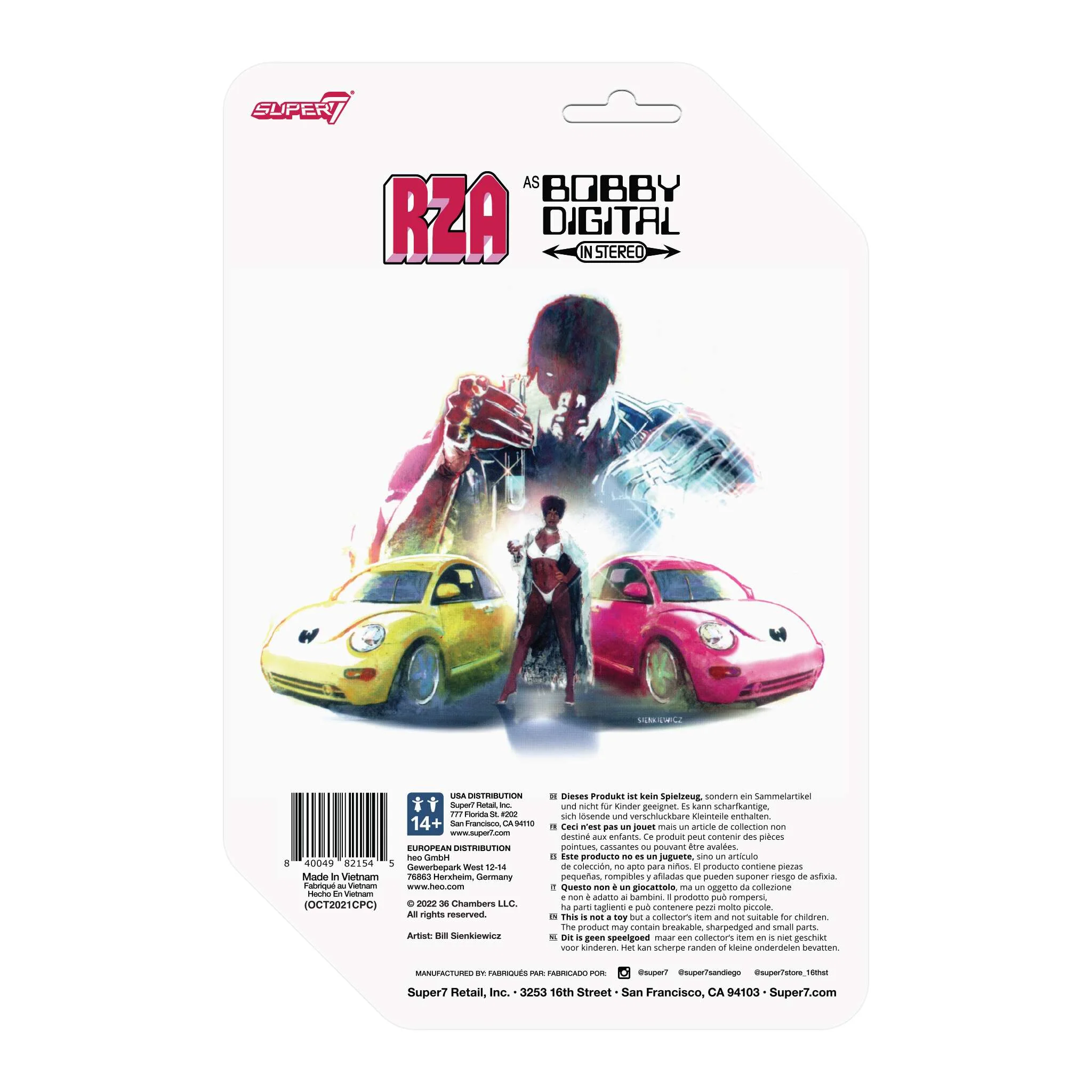 RZA ReAction W1 Bobby Digital Standard Cardback 6 RZA ReAction W1 Bobby Digital Standard Cardback