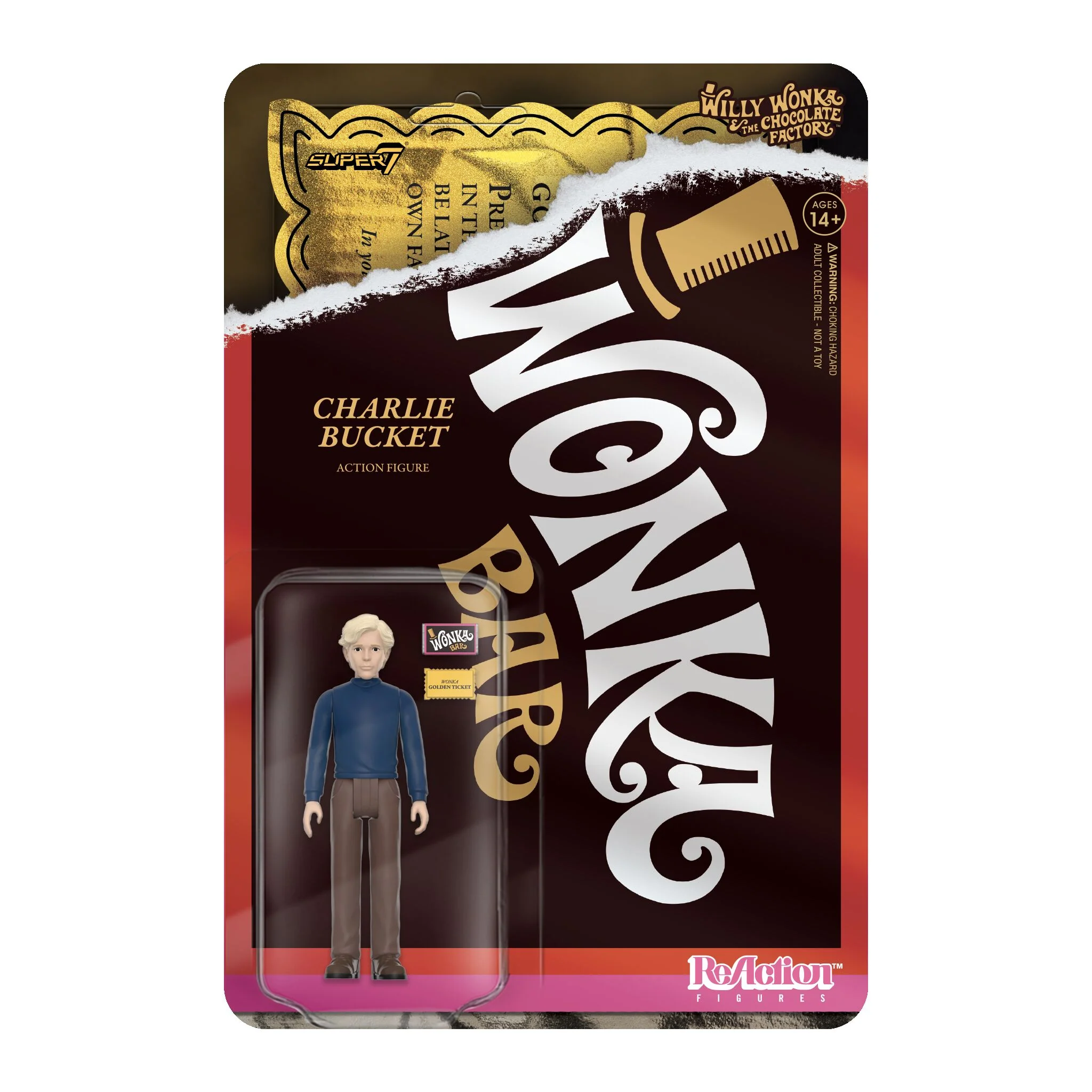 Willy Wonka & the Chocolate Factory ReAction Figures Wave 02 - Charlie Bucket, Augustus Gloop, & Veruca Salt 5 Willy Wonka & the Chocolate Factory ReAction Figures Wave 02 - Charlie Bucket, Augustus Gloop, & Veruca Salt