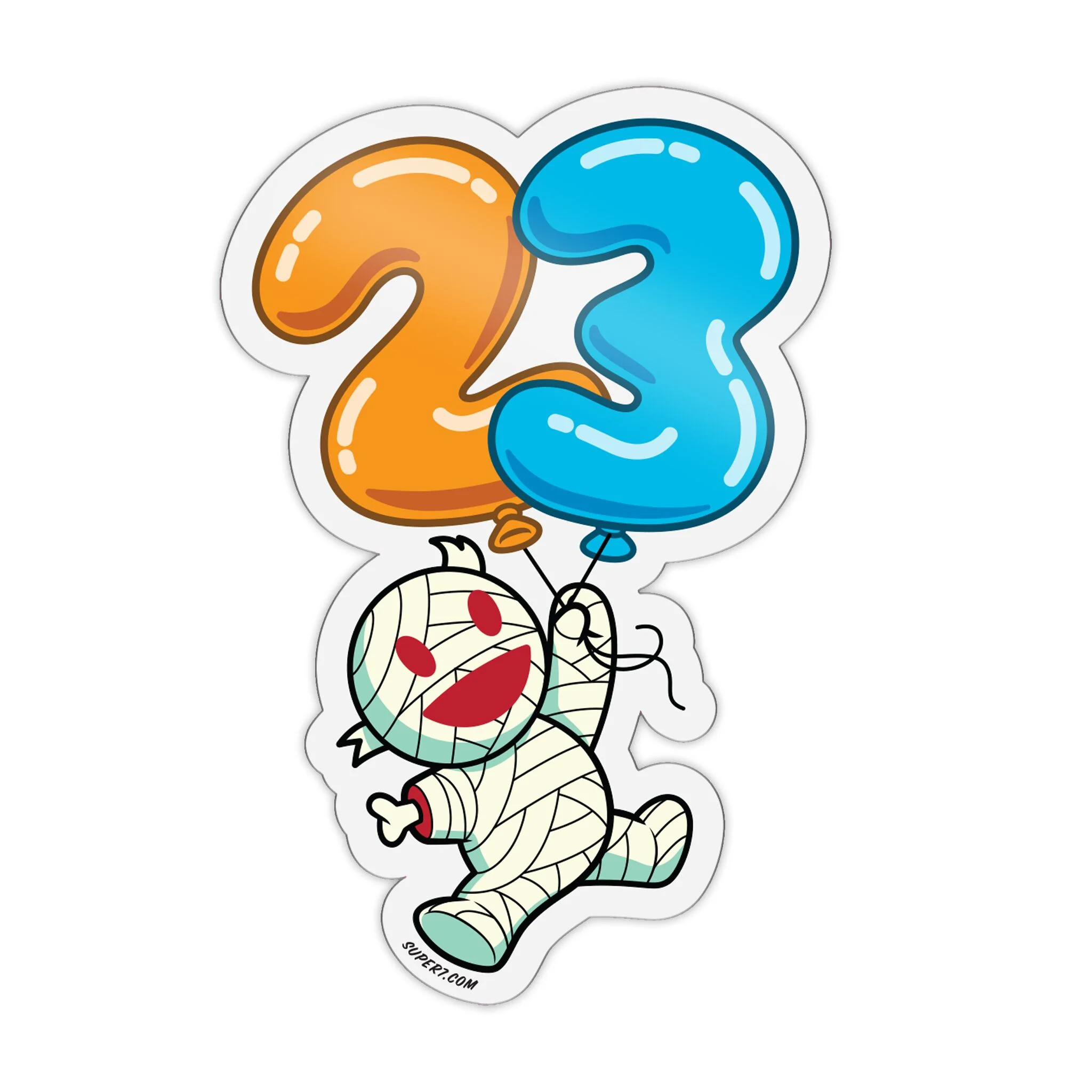 Super7 Mummy Boy Mania 2024 Sticker