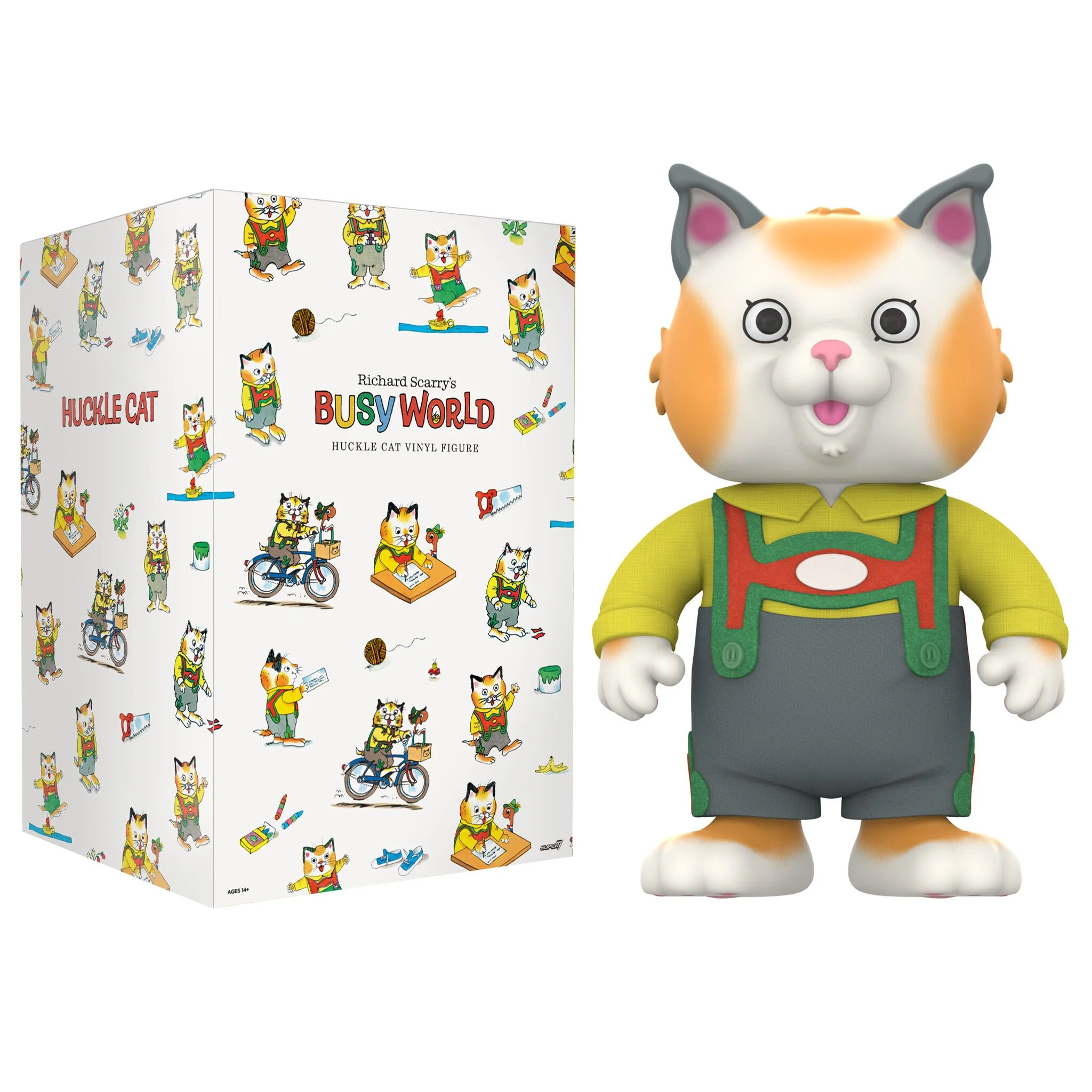 Richard Scarry SuperSize Vinyl Figure - Huckle Cat