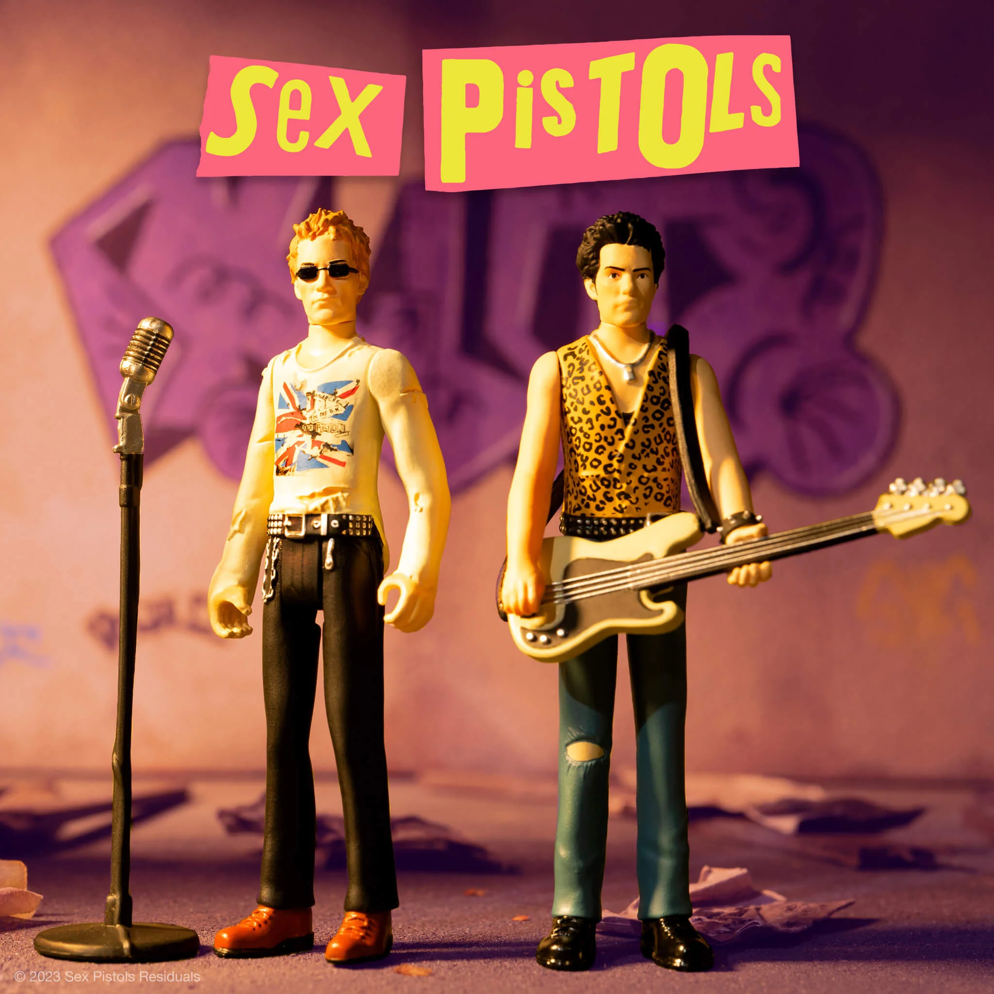 Sex Pistols ReAction Figures Wave 1 - Johnny Rotten and Sid Vicious 3 Sex Pistols ReAction Figures Wave 1 - Johnny Rotten and Sid Vicious