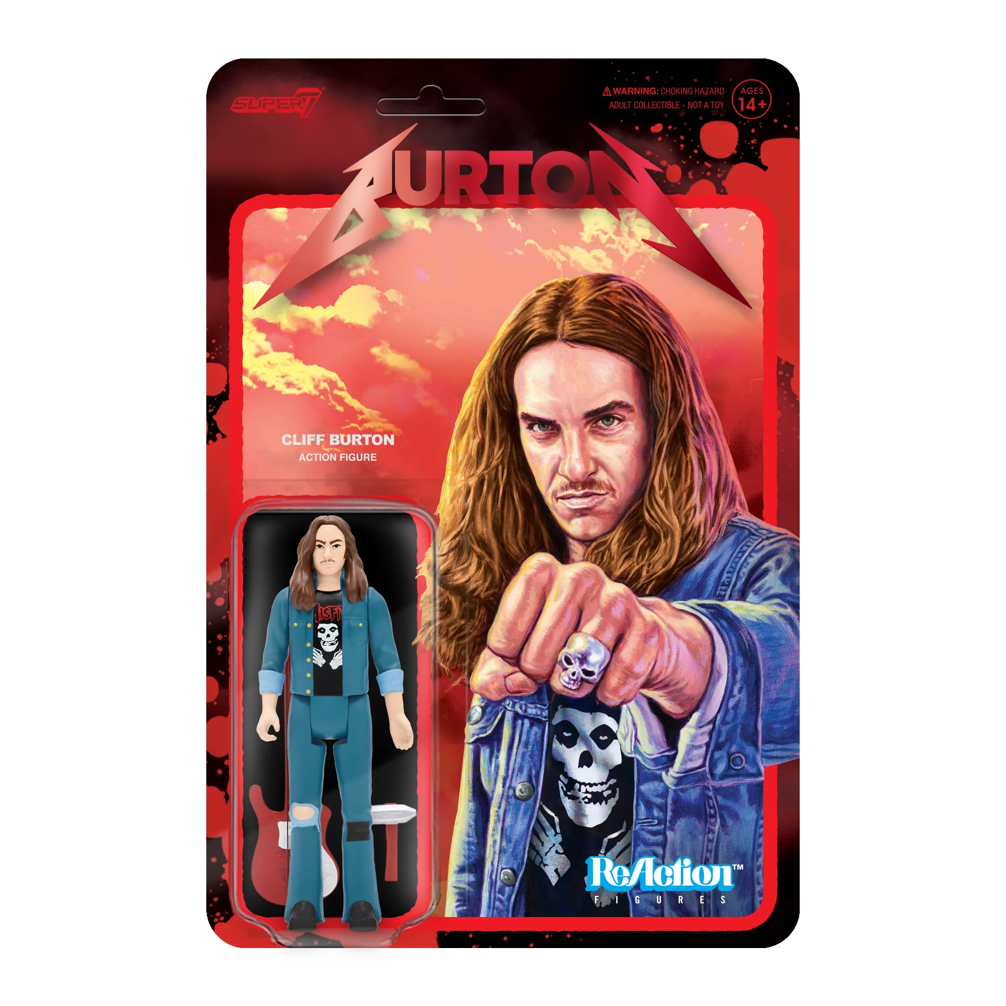 Cliff Burton ReAction Figure - Cliff 'Em All