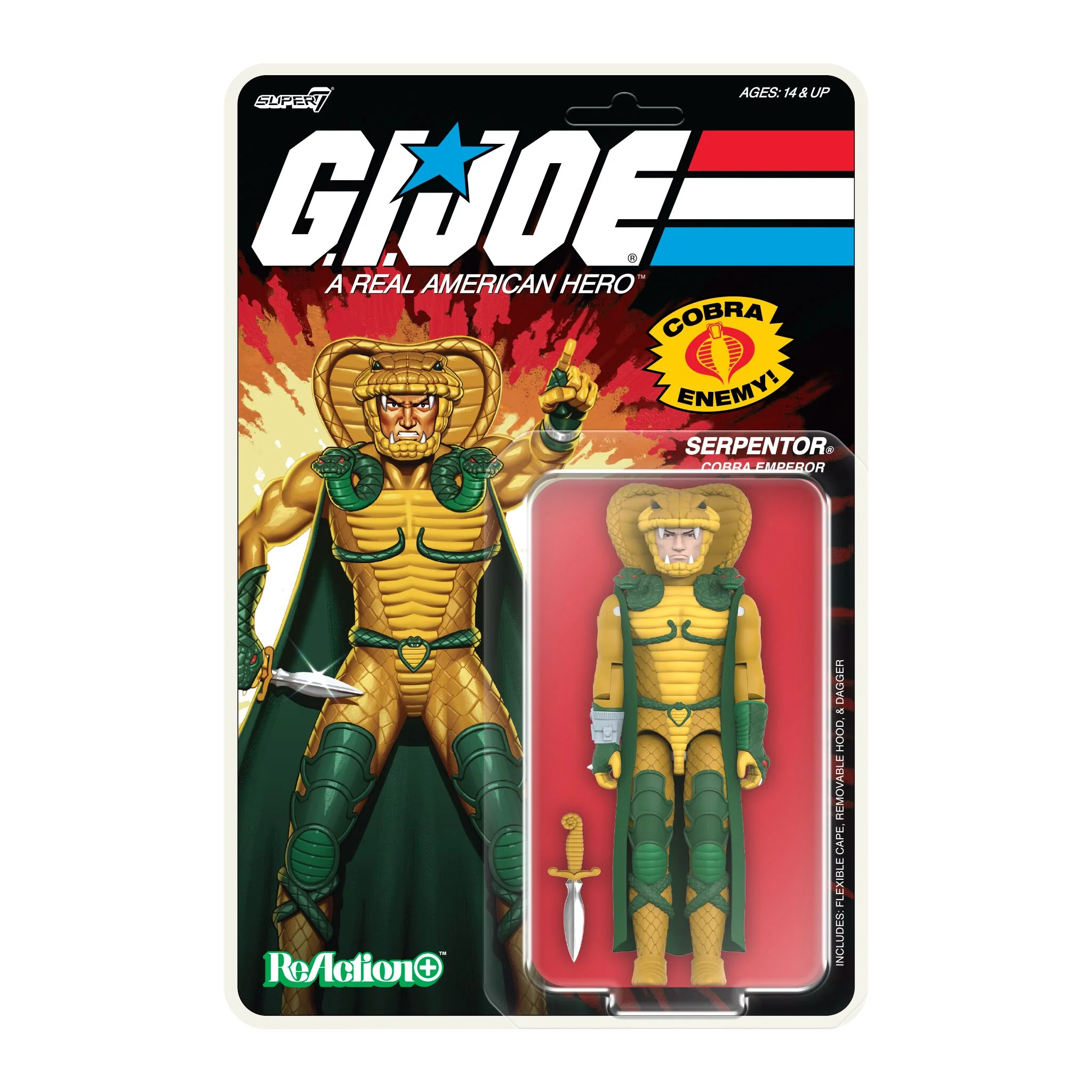 G.I. Joe ReAction+ Wave 02 - Serpentor (Cartoon)